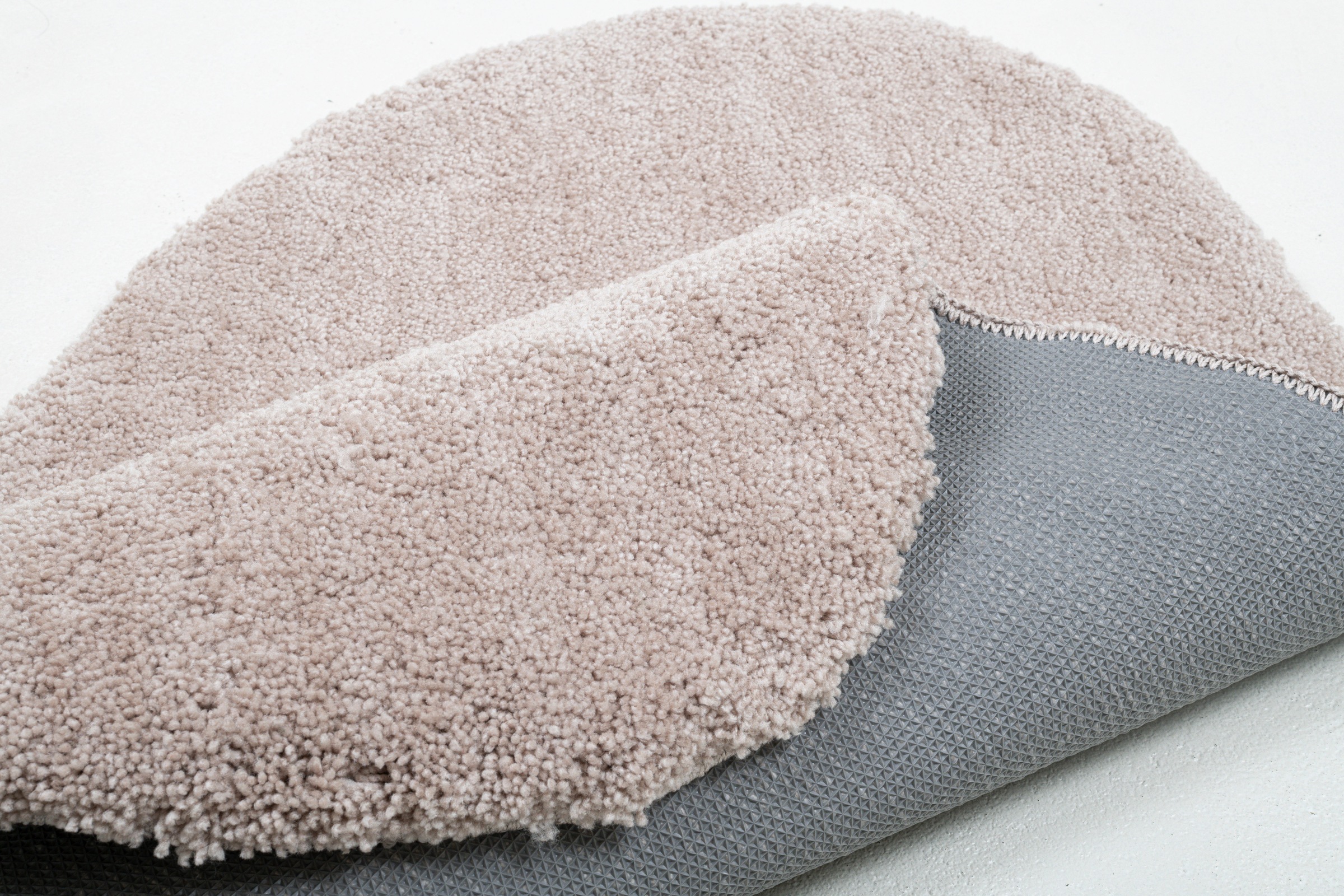 TOM TAILOR HOME Badematte »Cozy Bath UNI«, rutschhemmend beschichtet, fussbodenheizungsgeeignet, Badteppich, Uni Farben, rechteckig, rund und oval erhältlich