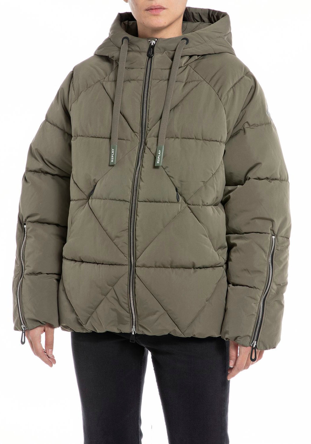 Replay Winterjacke, mit Kapuze