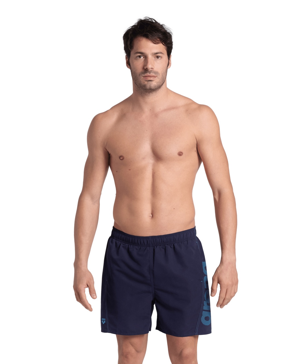 Image of Arena Badeshorts "FUNDAMENTALS ARENA LOGO BOXER R" Schnelltrocknendes Material, elastischer Bund, flache Vorderseite