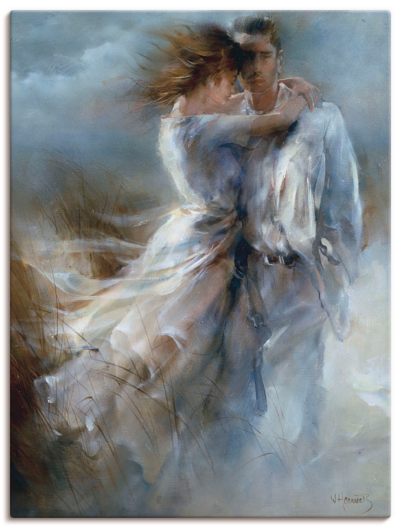 Image of Artland Wandbild »Private Bekanntgabe«, Paar, (1 St.), in vielen Grössen & Produktarten -Leinwandbild, Poster, Wandaufkleber / Wandtattoo auch für Badezimmer geeignet bei Ackermann Versand Schweiz