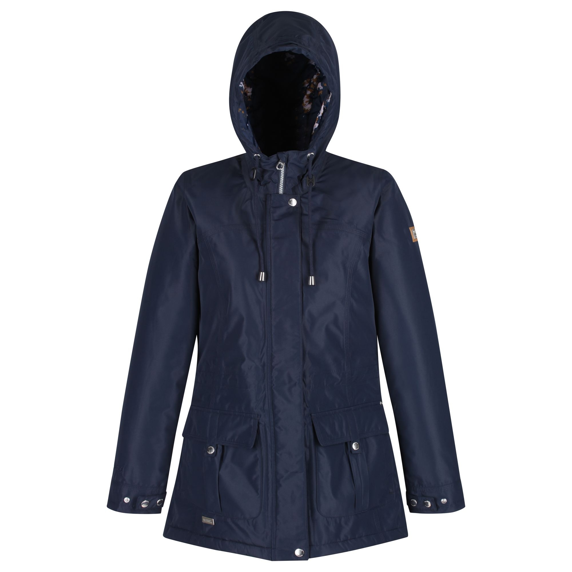 Regenjacke »Damen Braelynn mit Kapuze, lange Länge, wasserfest«