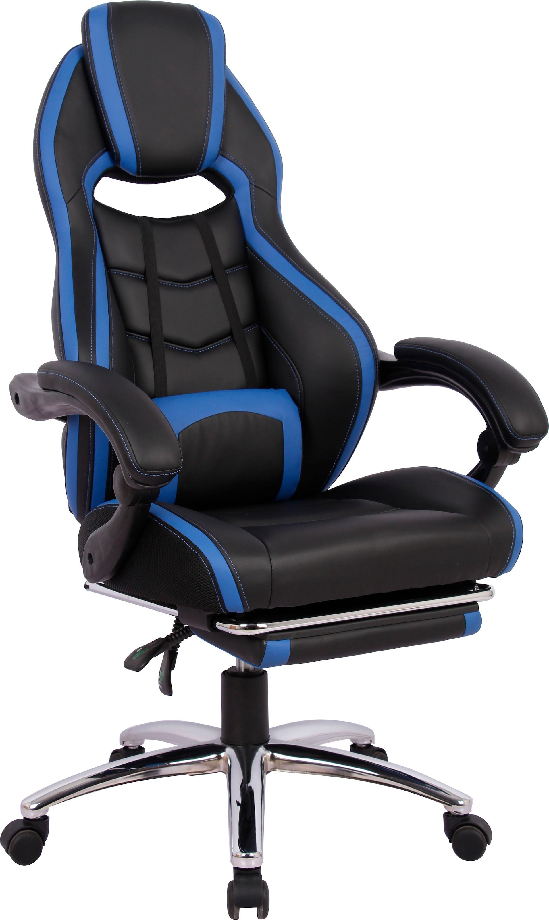 INOSIGN Gaming-Stuhl »Sprinta 1, Chefsessel mit ausziehbarer Fussstütze,«, Kunstleder, komfortabel gepolstert mit vielen ergonomischen Funktionen