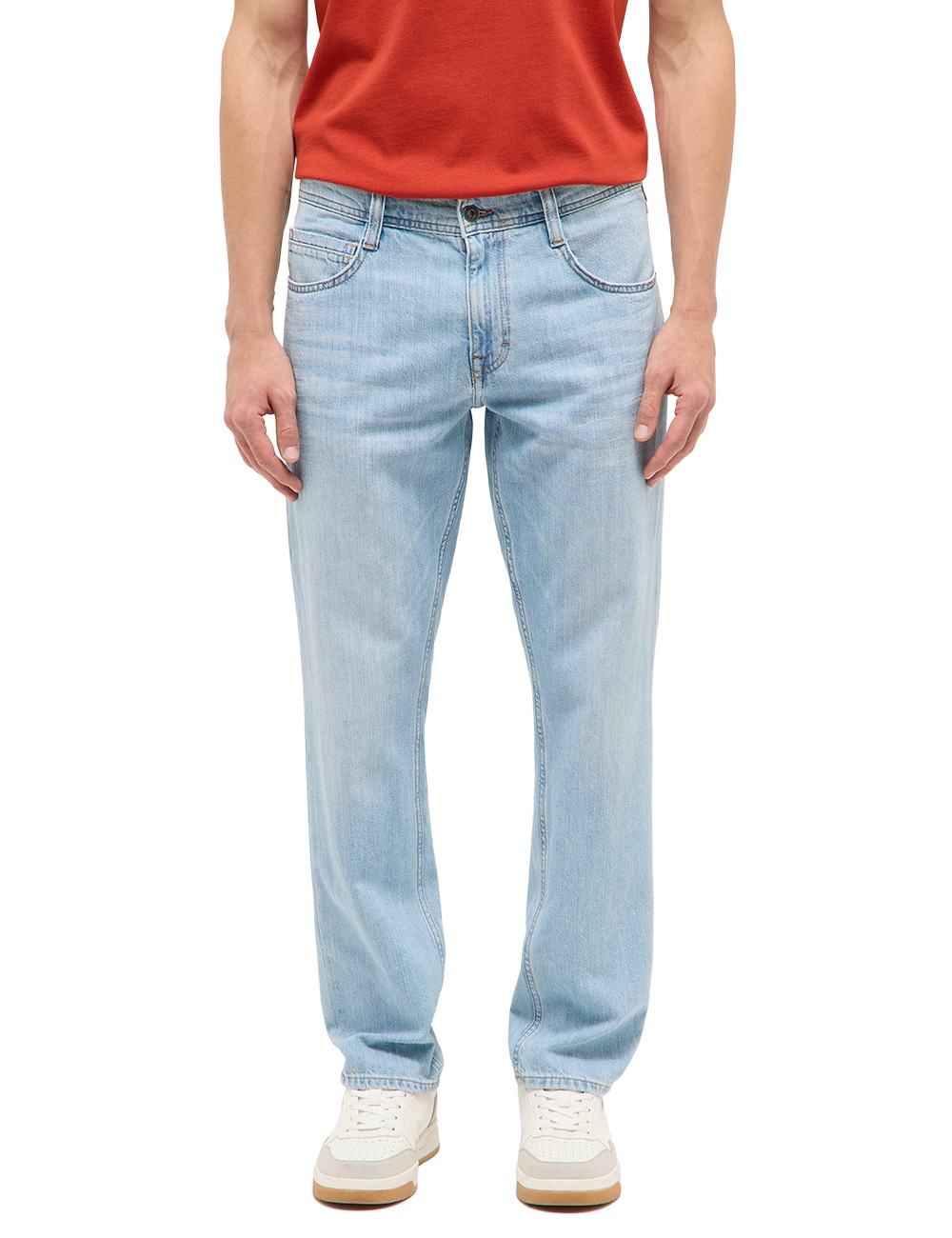 Image of MUSTANG Straight-Jeans "Herren Style Denver Straight Linen"