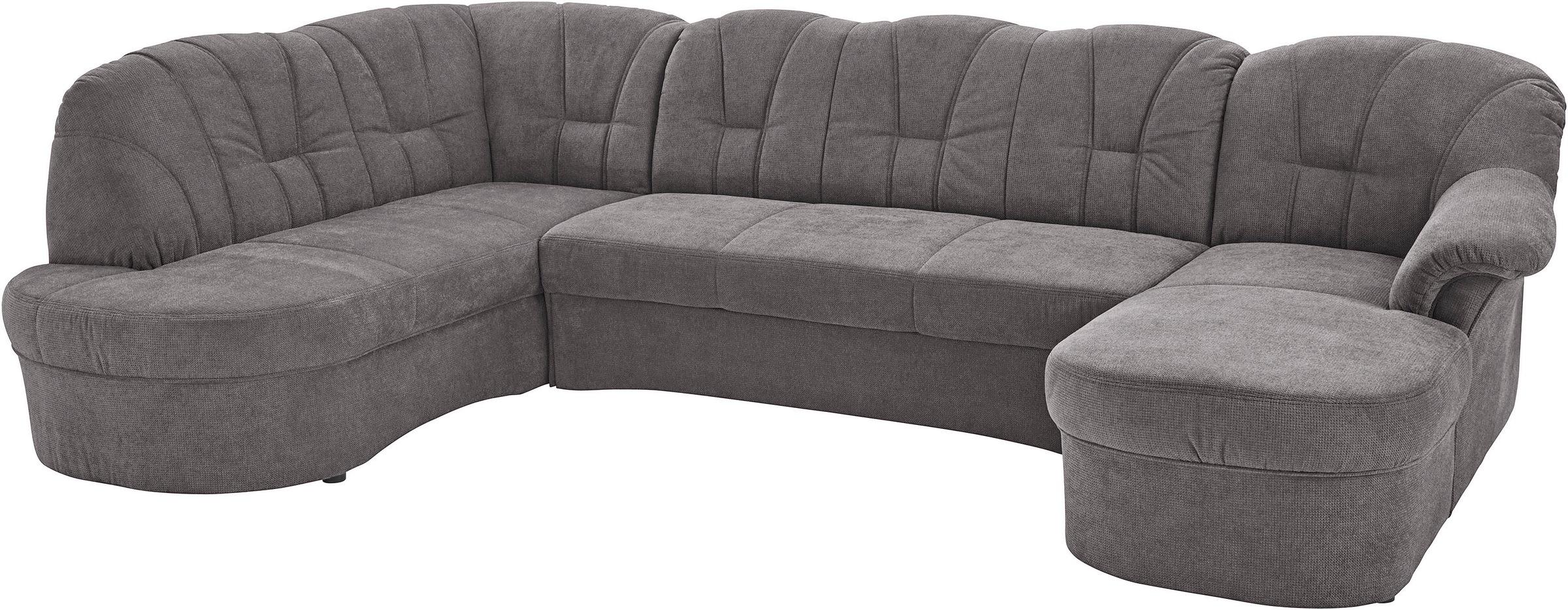 DOMO collection Wohnlandschaft »Papenburg U-Form«, in grosser Farbvielfalt, wahlweise Bettfunktion, frei im Raum stellbar