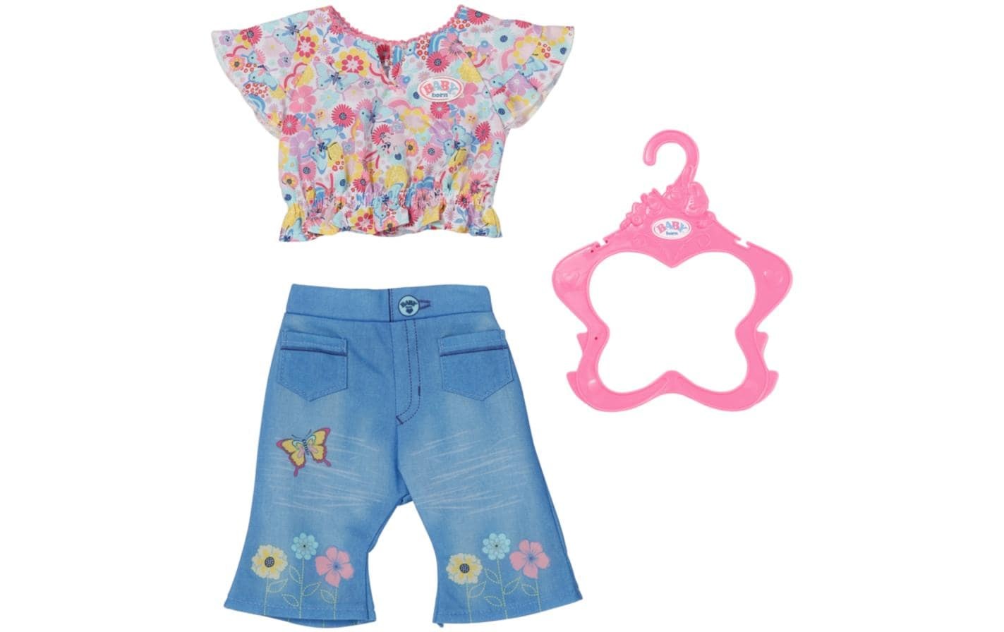 Baby Born Puppenkleidung »Baby Born Trendy Jeans Set«