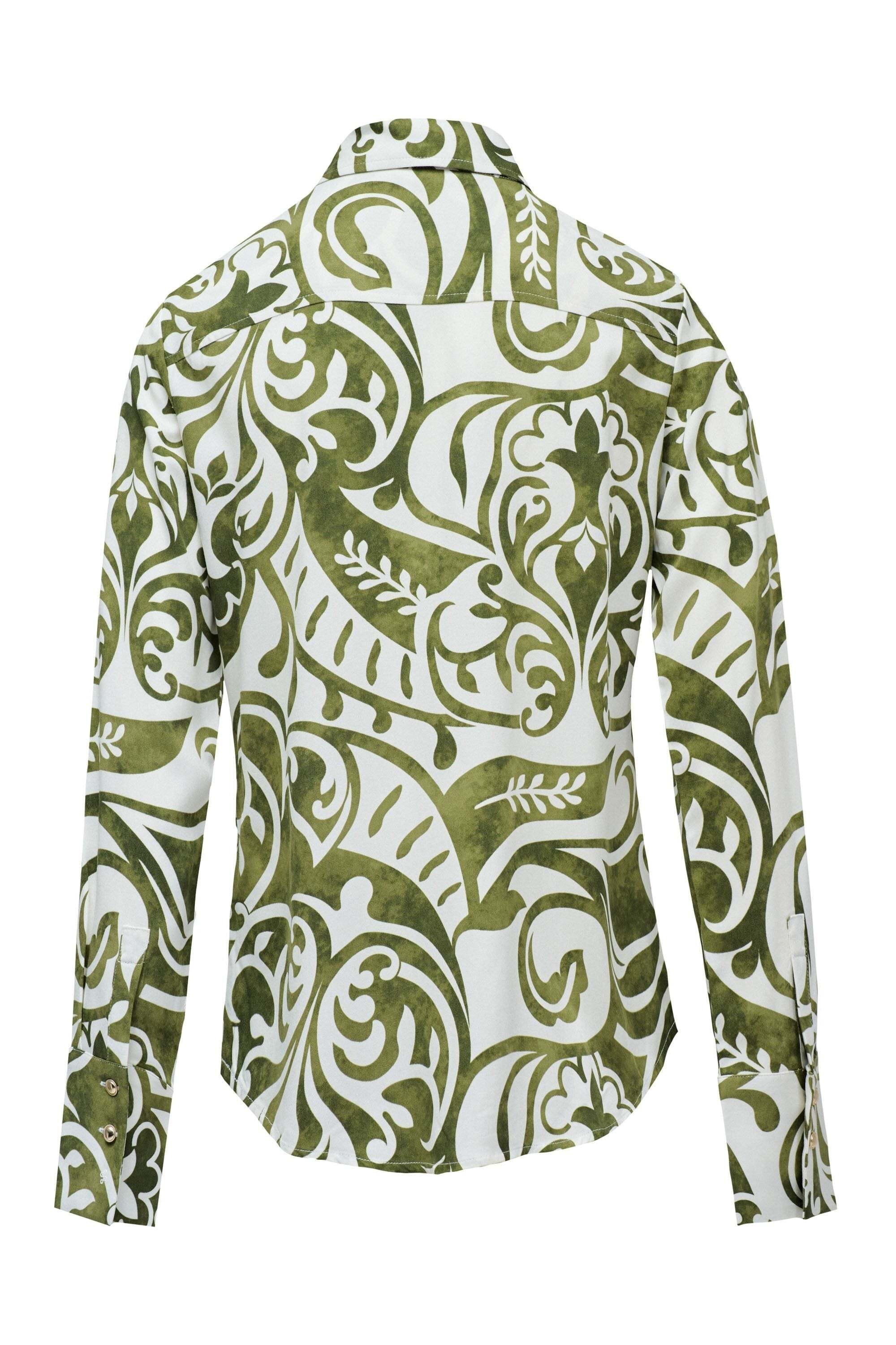 Salsa Langarmbluse »Salsa Jeans Langarmbluse Basic Shirt W/ Gold Buttons«