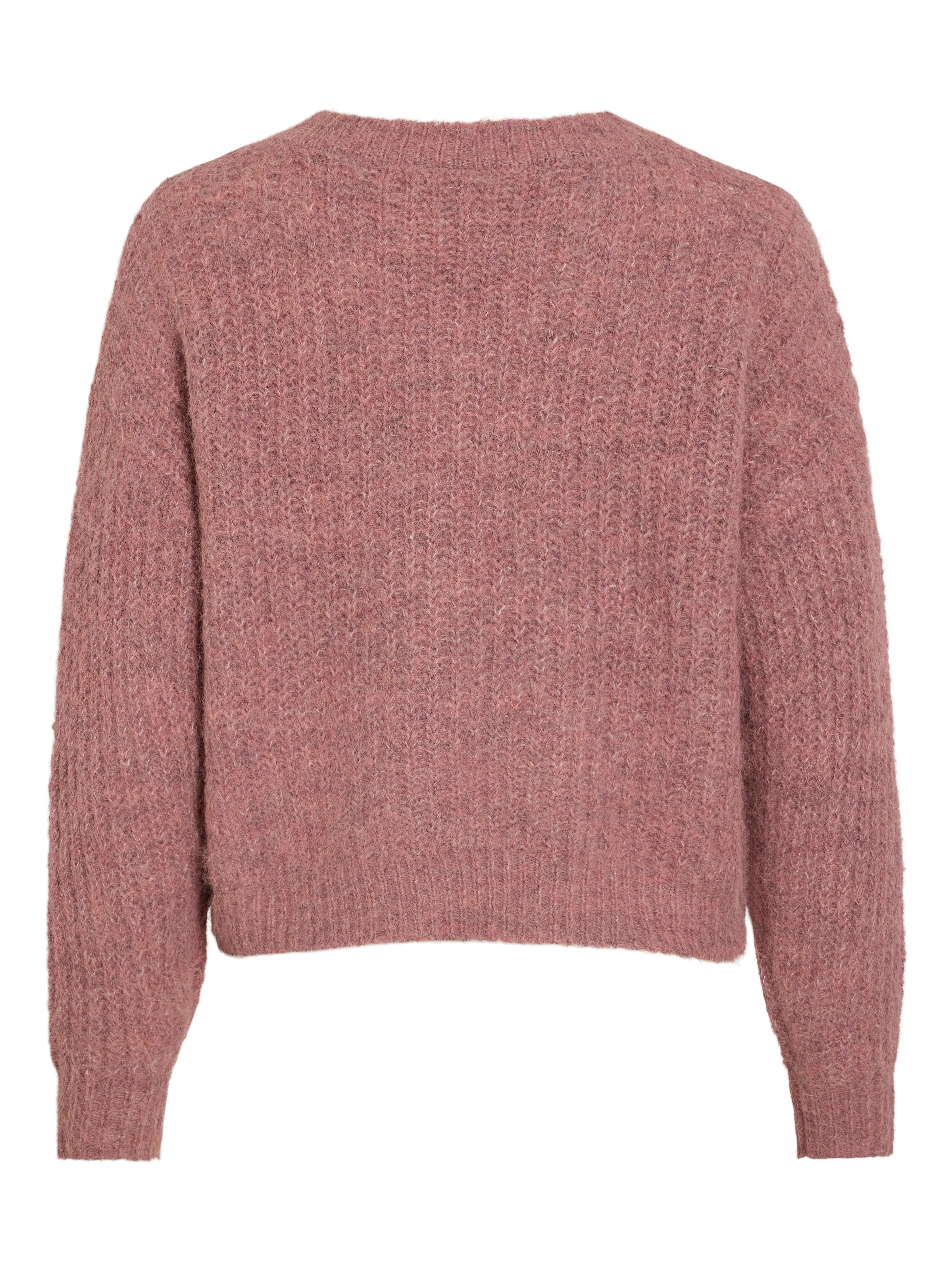 Vila V-Ausschnitt-Pullover »VILAMPE V-NECK L/S KNIT TOP-NOOS« Materialmix, regular fit