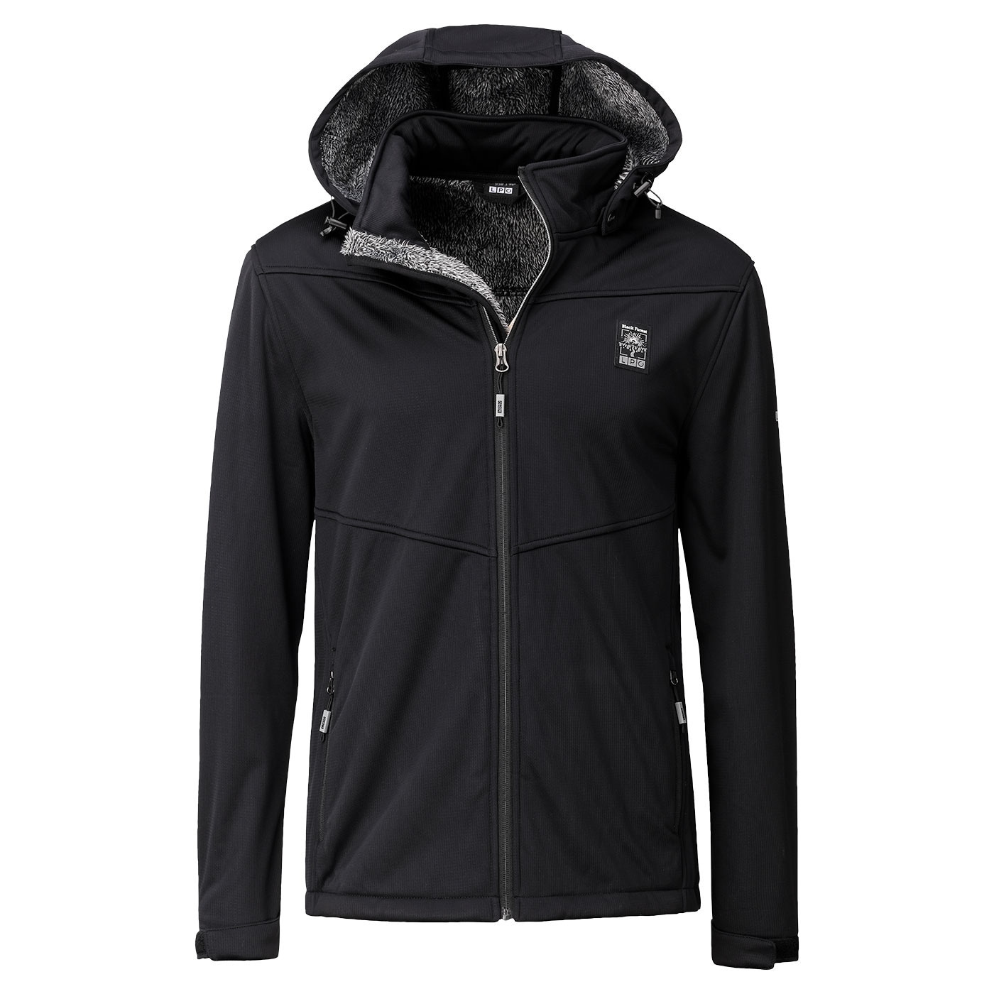 LPO Veste softshell »Softshelljacke Laron 2 Übergangsjacke« mit Teddyfutter innen