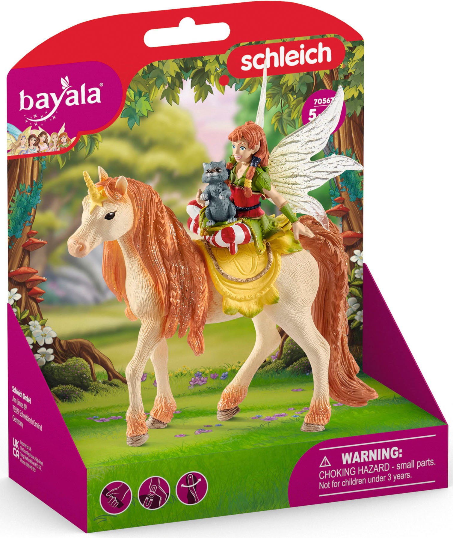 Schleich® Spielfigur »BAYALA®, Marween mit Glitzer-Einhorn (70567)«