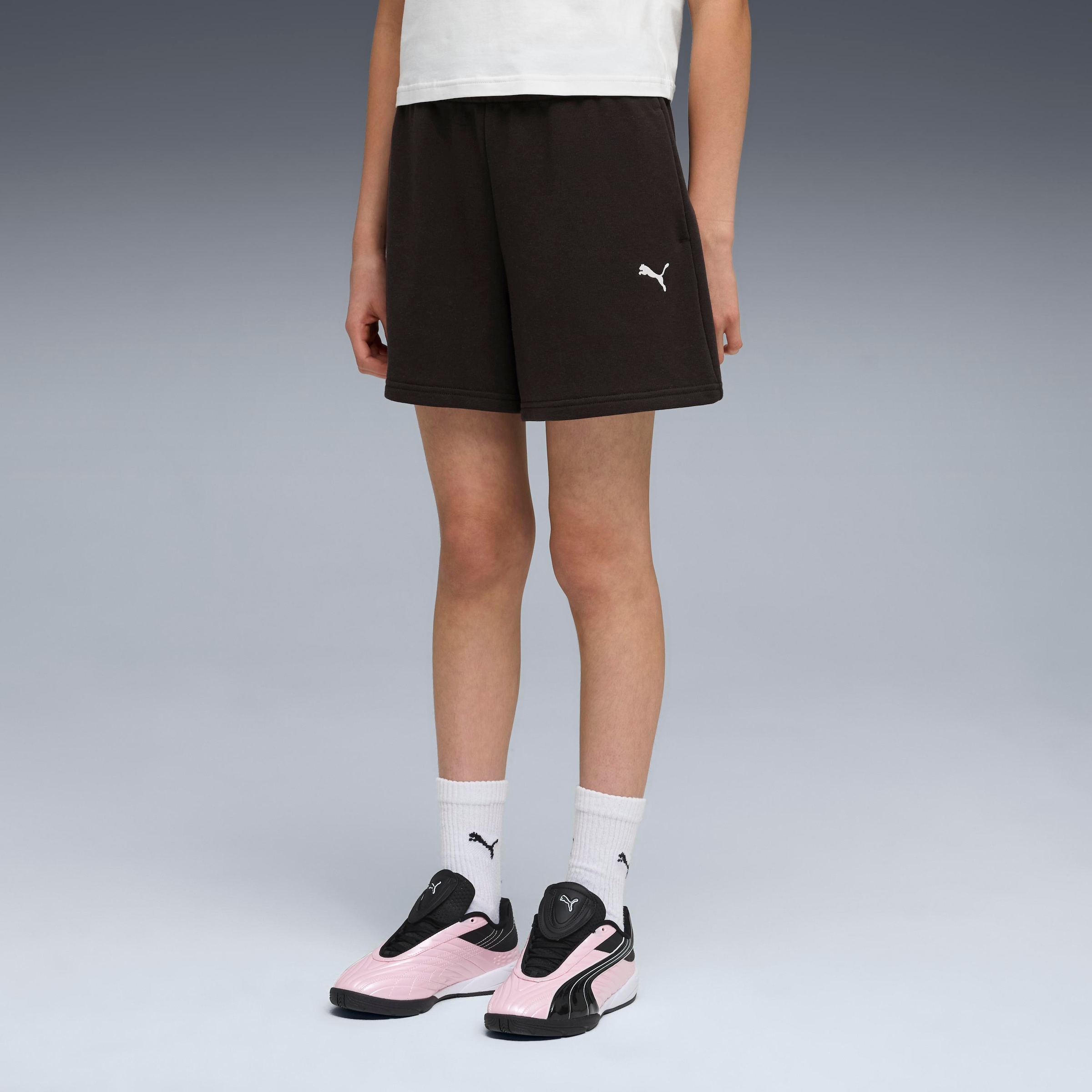 Image of PUMA Trainingsshorts "ESS HIGH WAIST SHORTS TR G" für entspannte Tage, vielseitig einsetzbar, minimalistisches Design