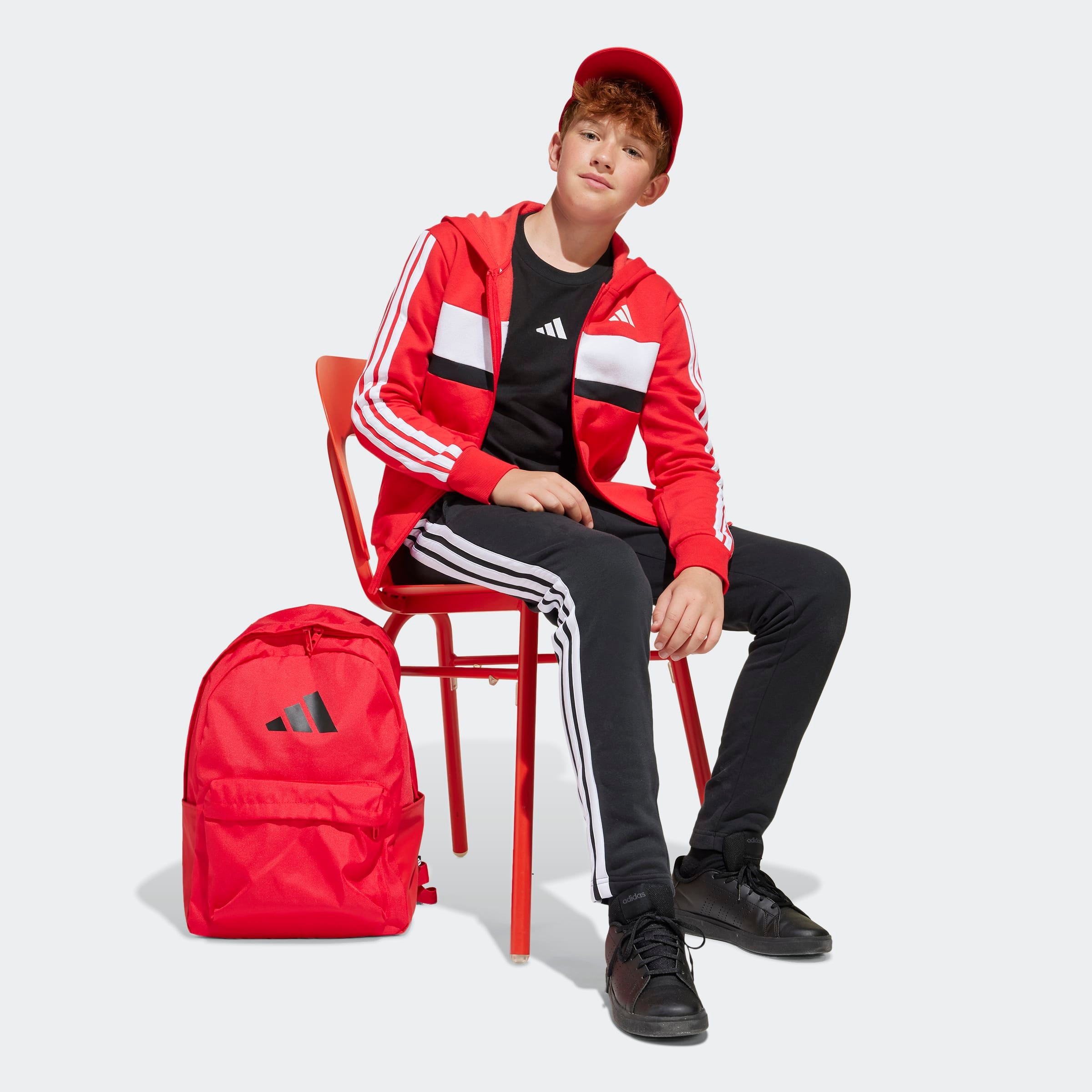 adidas Sportswear Trainingsanzug »J 3S TIB FL TS«, (2 tlg.)