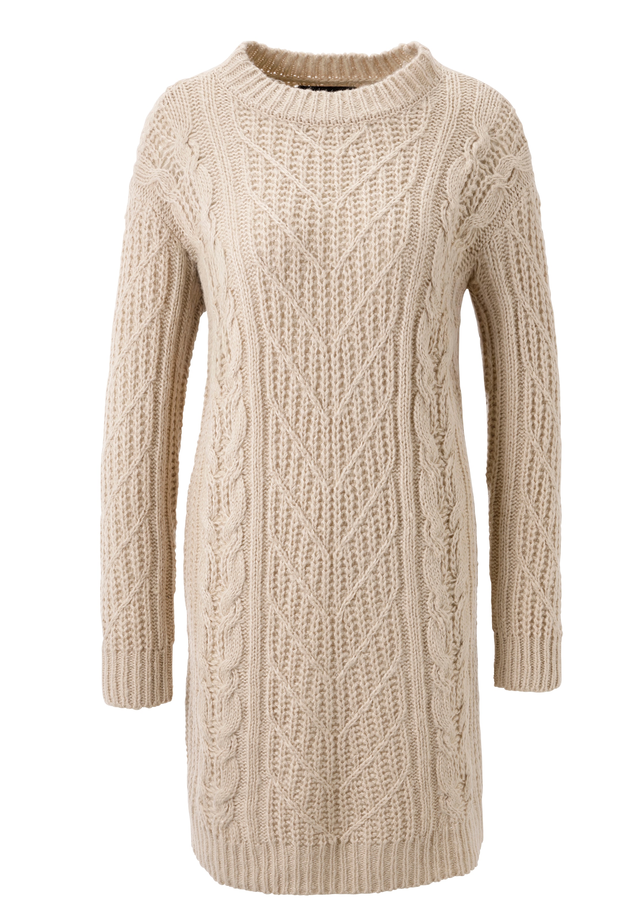 Aniston CASUAL Strickkleid, im trendigen Muster-Mix - NEUE KOLLEKTION