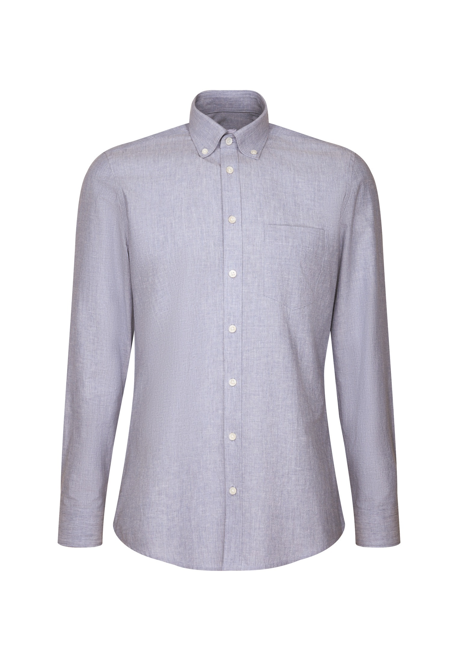 seidensticker Businesshemd »Schwarze Rose«, Slim Langarm Button-Down-Kragen Uni