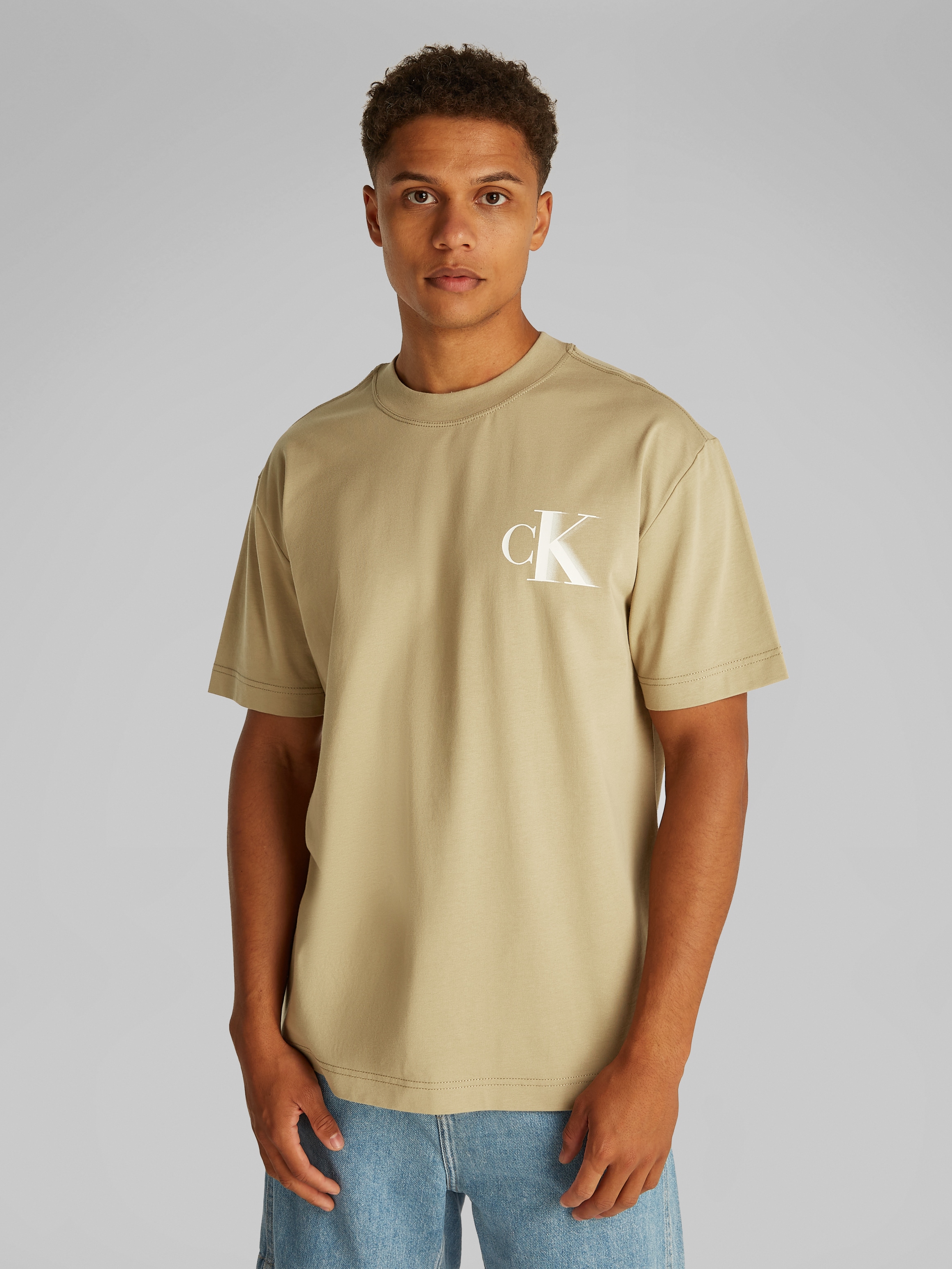 Calvin Klein Jeans T-Shirt »BOLD CK TEE«, mit grossem Logo am Rücken