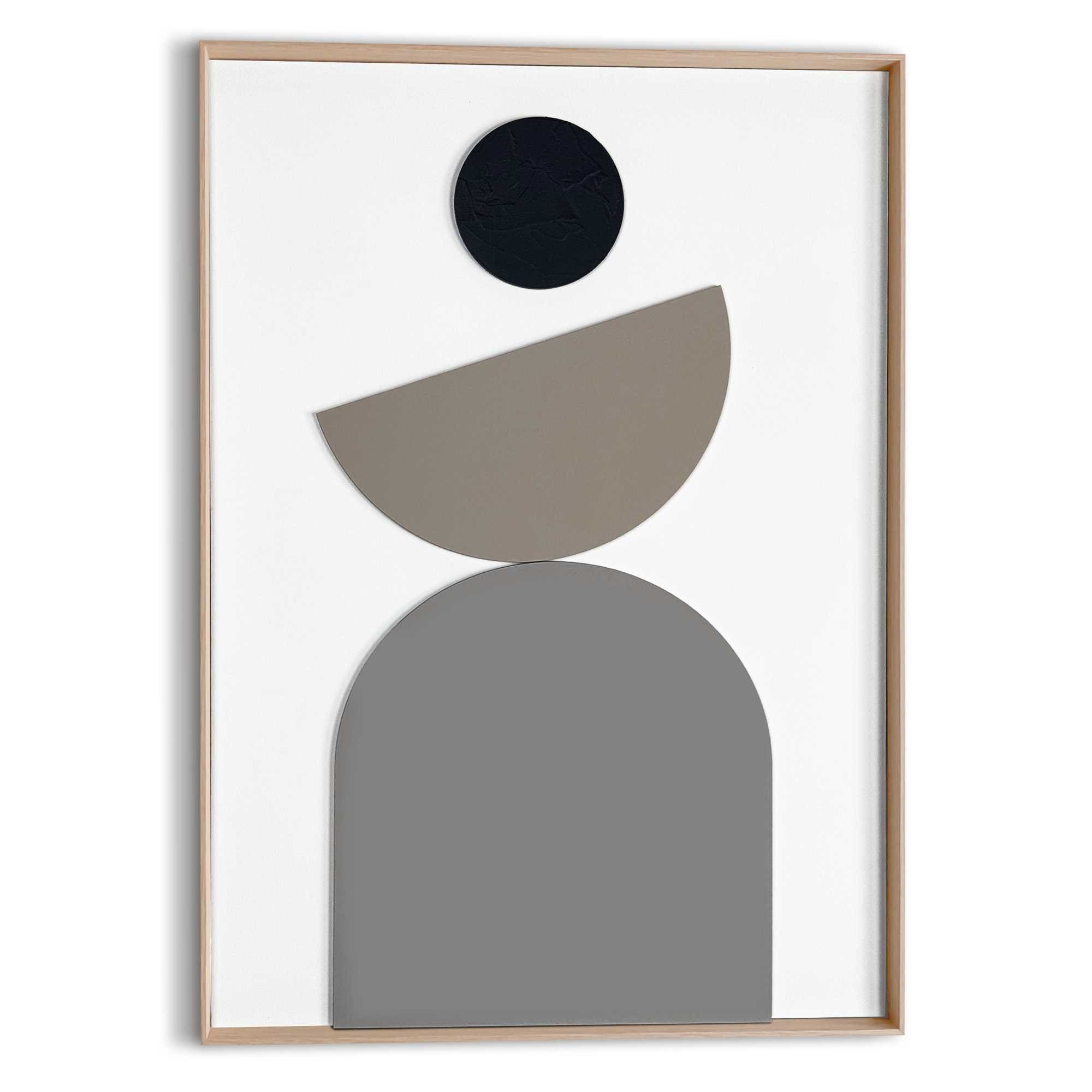 Image of Reinders Wandbild "Abstract Balance" Wohnzimmer - Beige - MDF - Abstrakt - 50x70 cm