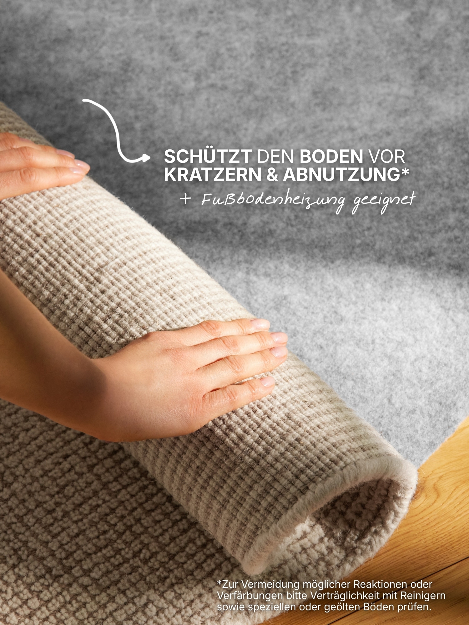 vikosa Sous-tapis »Prove« Rutschfest, Anti-Slip-Matte, Teppichstop, Antirutsch, Zuschneidbar