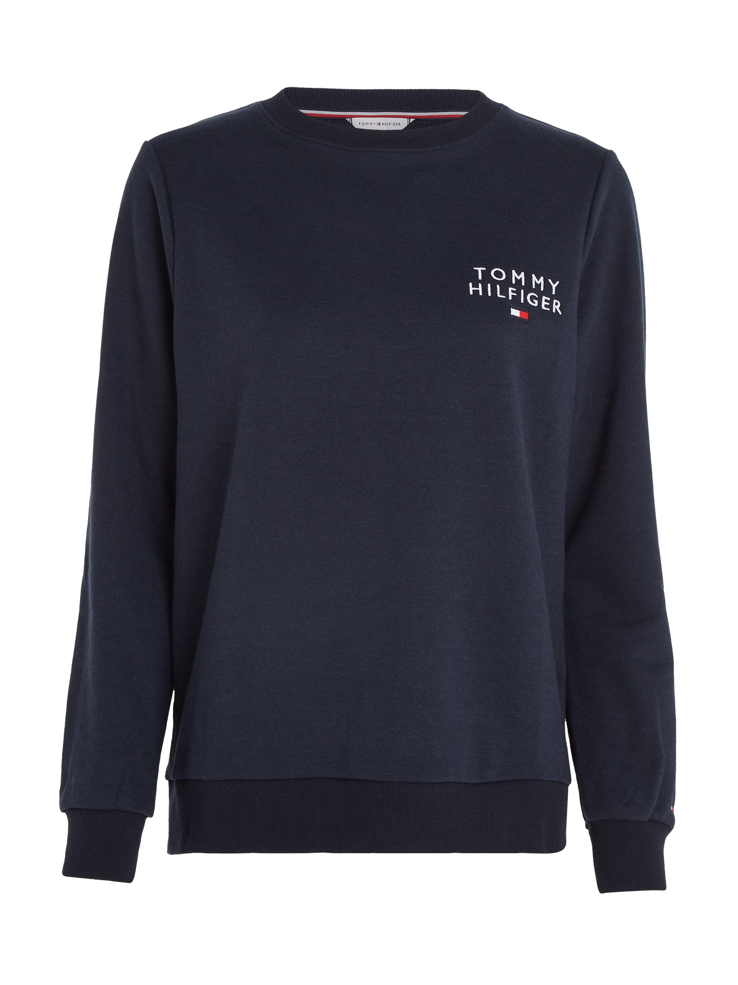 Tommy Hilfiger Underwear Rundhalspullover »TRACK TOP«, mit Markenlabel