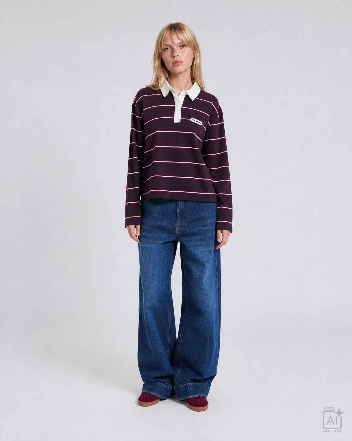 Smith & Soul Polo aus Baumwolle, Boxy Fit
