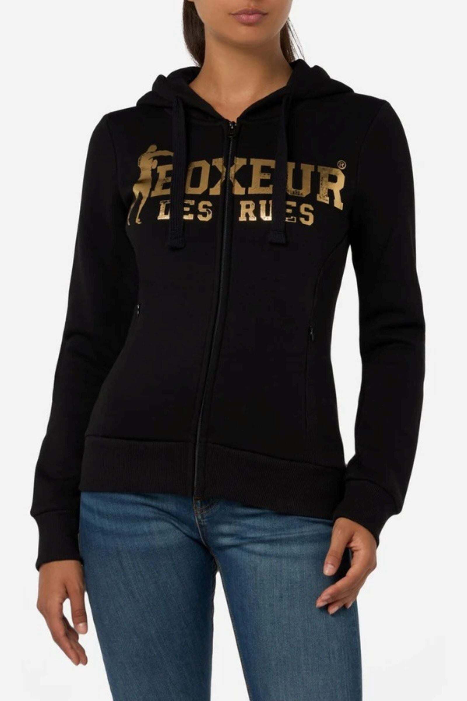 BOXEUR DES RUES Veste sweat »BOXEUR DES RUES Sweatjacke Basic Logo Full Zip«
