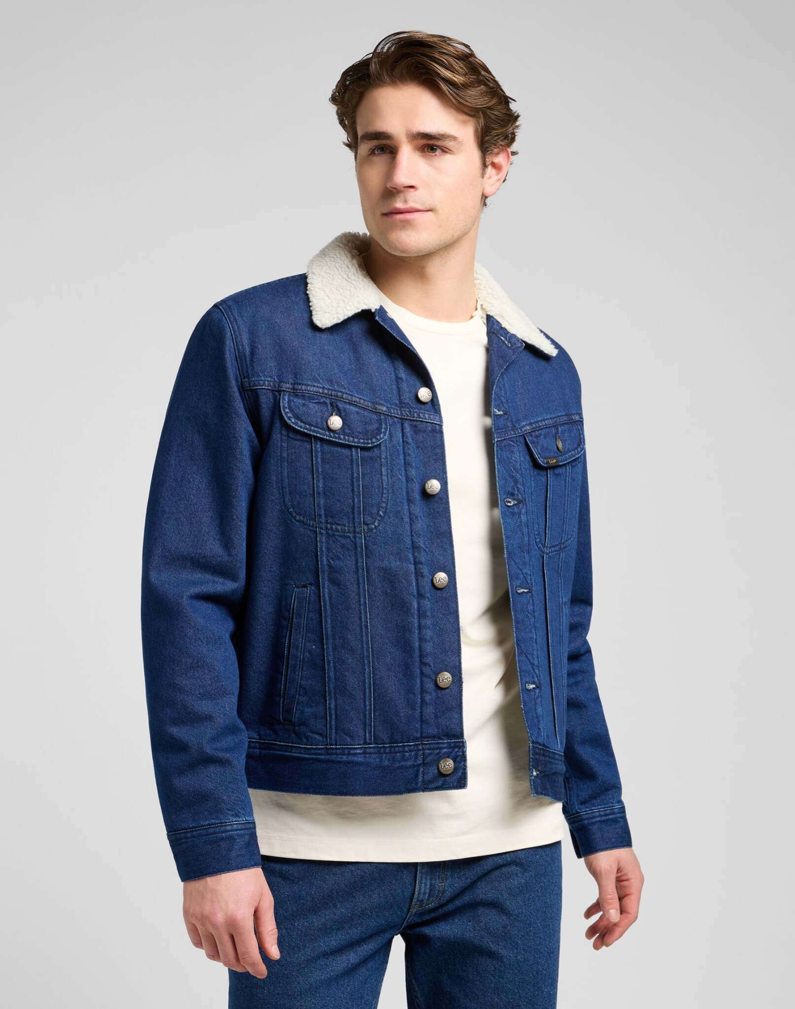 Lee® Jeansjacke »Lee Jeansjacke Sherpa Jacket«