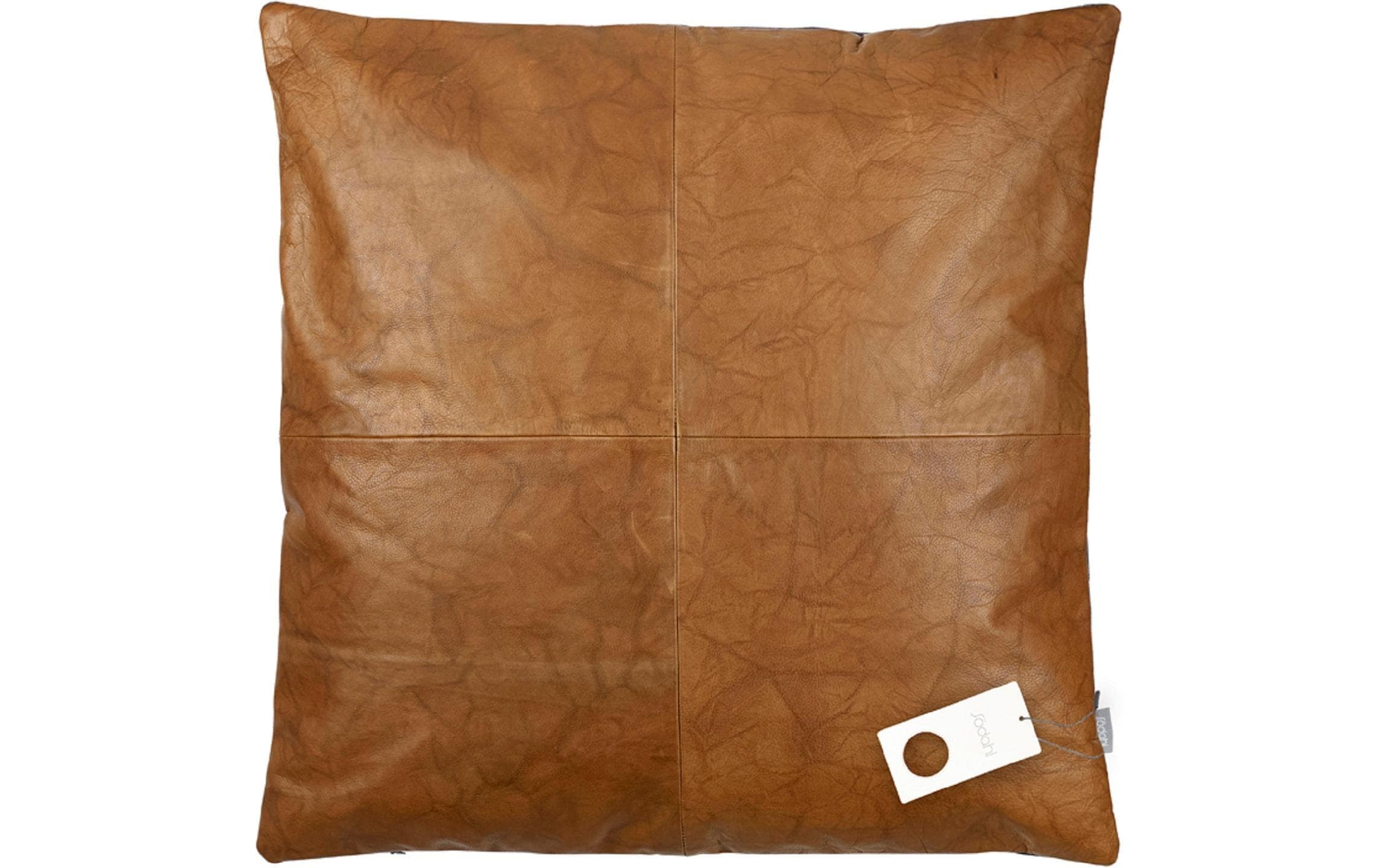 Södahl Dekokissen »Leder Lodge, 60 x 60 cm, Black / Tobacco«