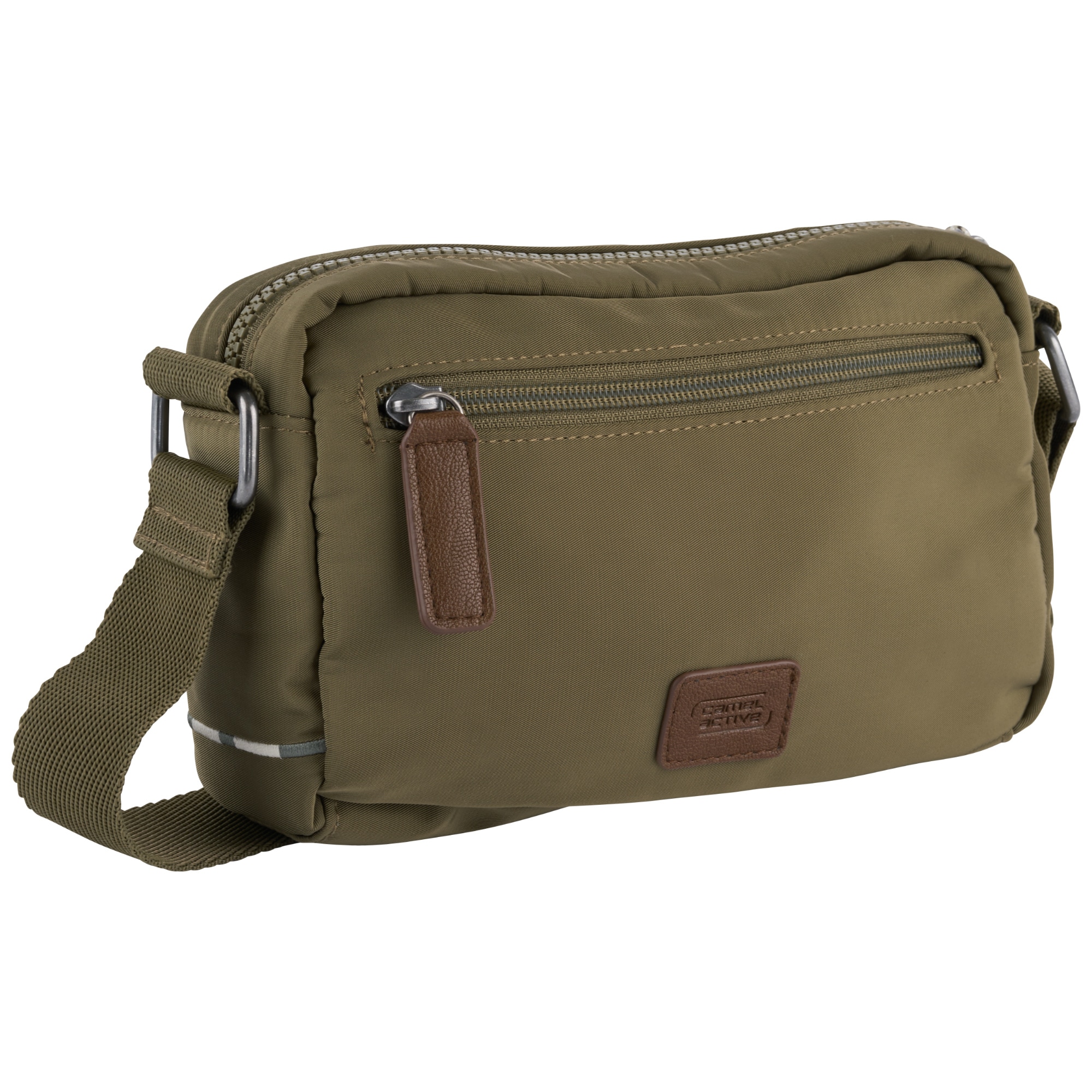 camel active Sac à main »Aurum« aus recyceltem Polyester in Nylonstruktur, leicht & mit feinen Details