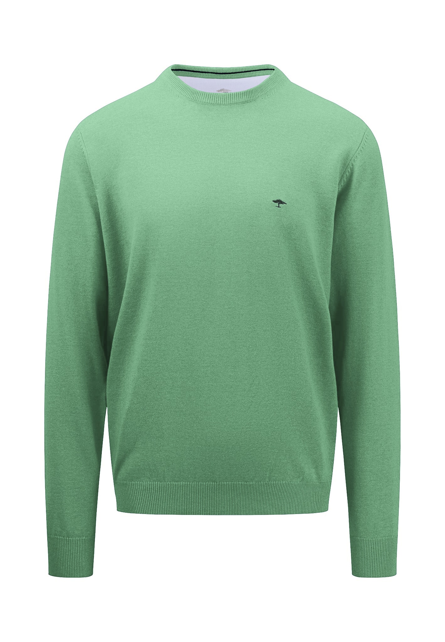 Image of FYNCH-HATTON Strickpullover mit Stickerei auf der Brust
