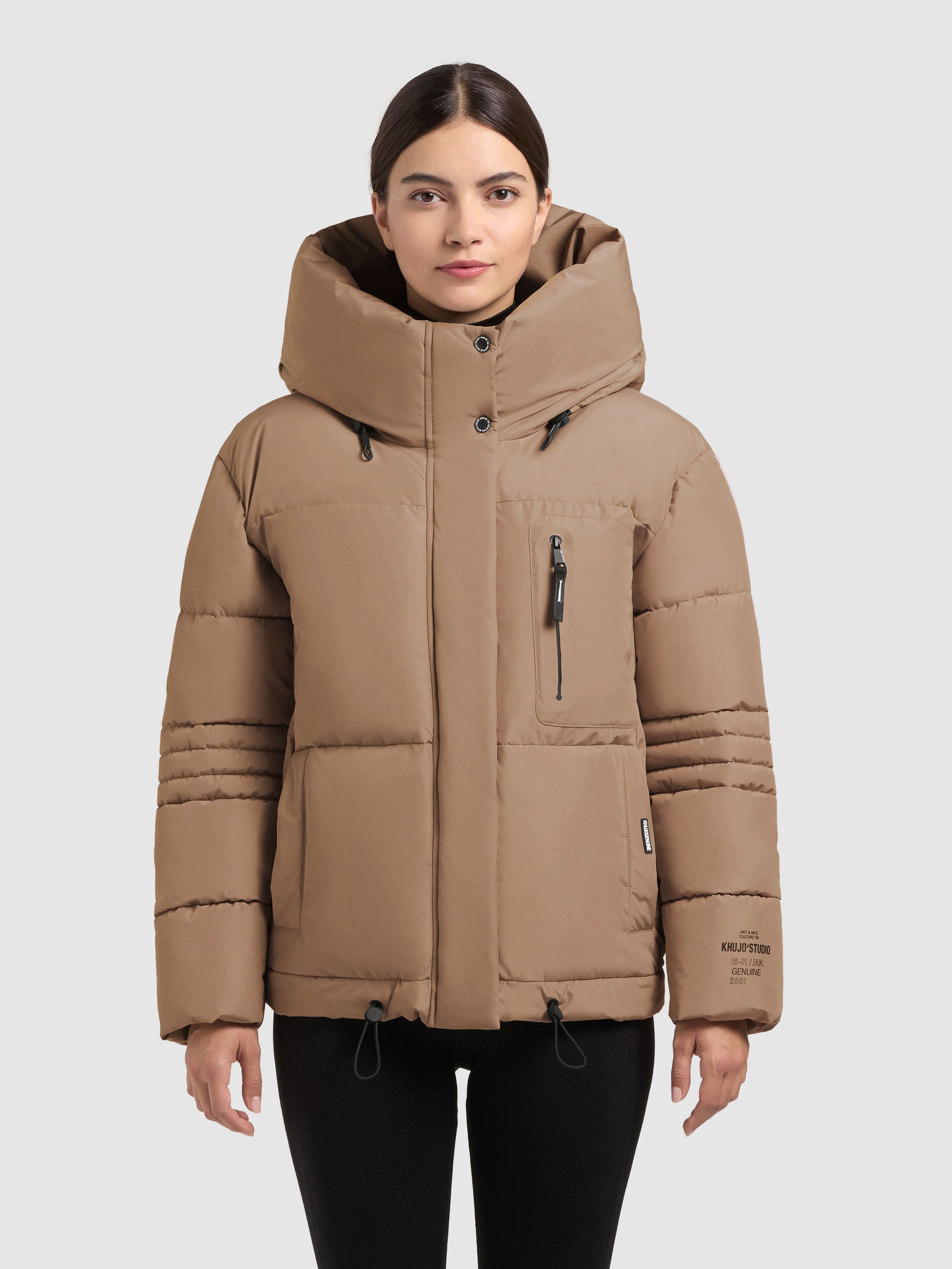 khujo Steppjacke »PEEKE2« 2 Stk. tlg. mit Kapuze