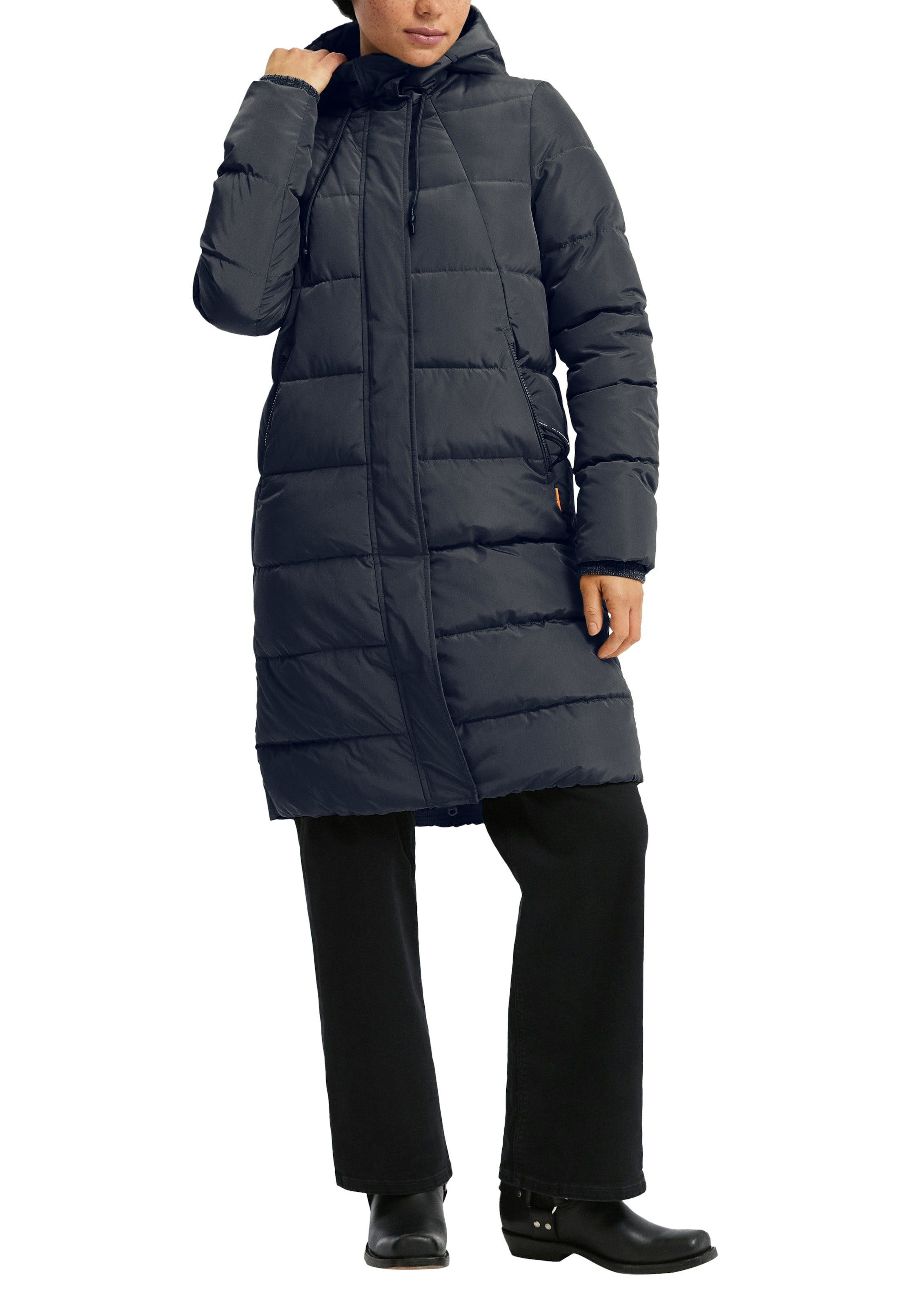 QS Veste matelassée mit Kapuze lang, mit Kapuze