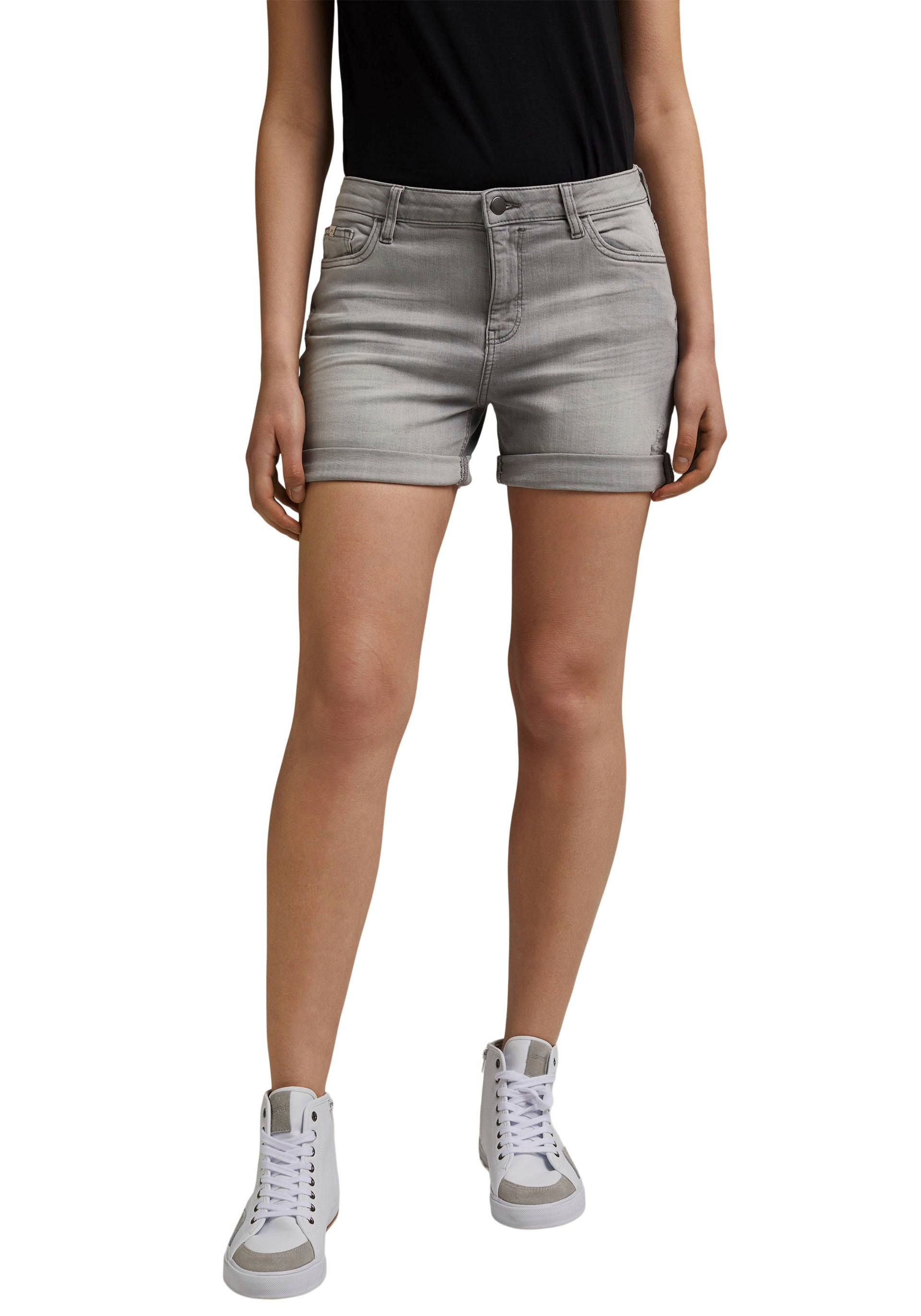 Image of edc by Esprit Shorts, mit individuell krempelbarem Saum bei Ackermann Versand Schweiz