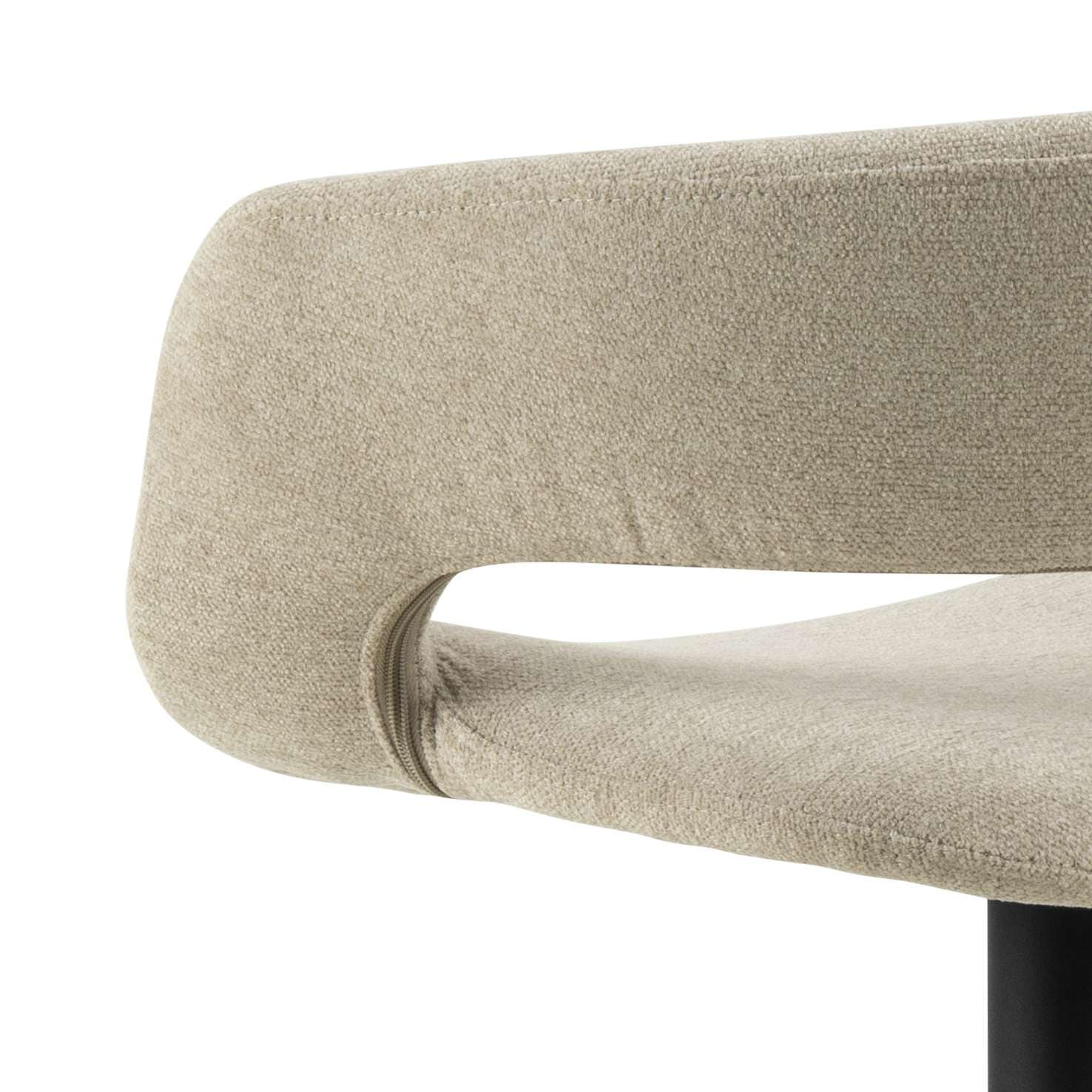 ACTONA GROUP Tabouret de bar »Grace« Ensemble, 2 pièces, 2 cuis tlg. Tabouret de bar, Apia sable, piètement trompette, avec fonction pivotante, 2 pcs