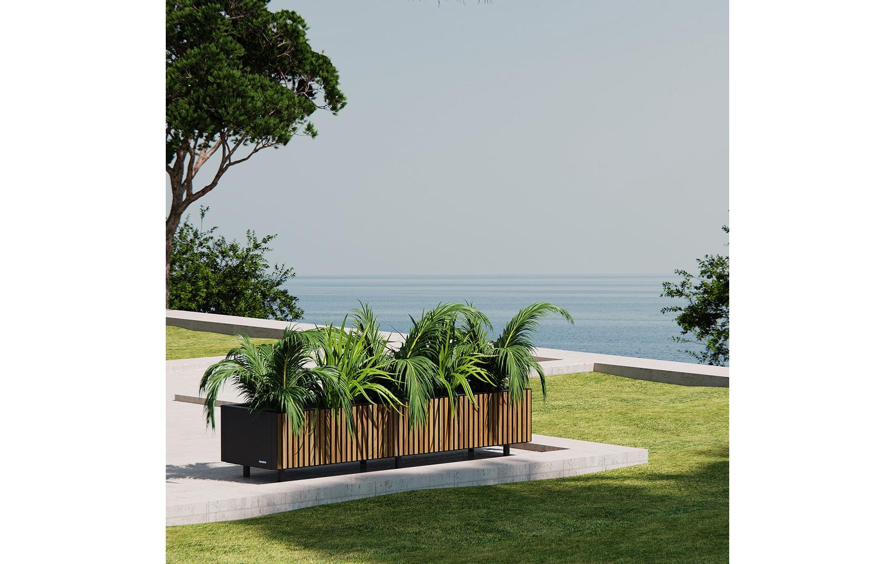 Herstera Garden Pflanzkübel »Xic 100 x 40 x 25 cm«