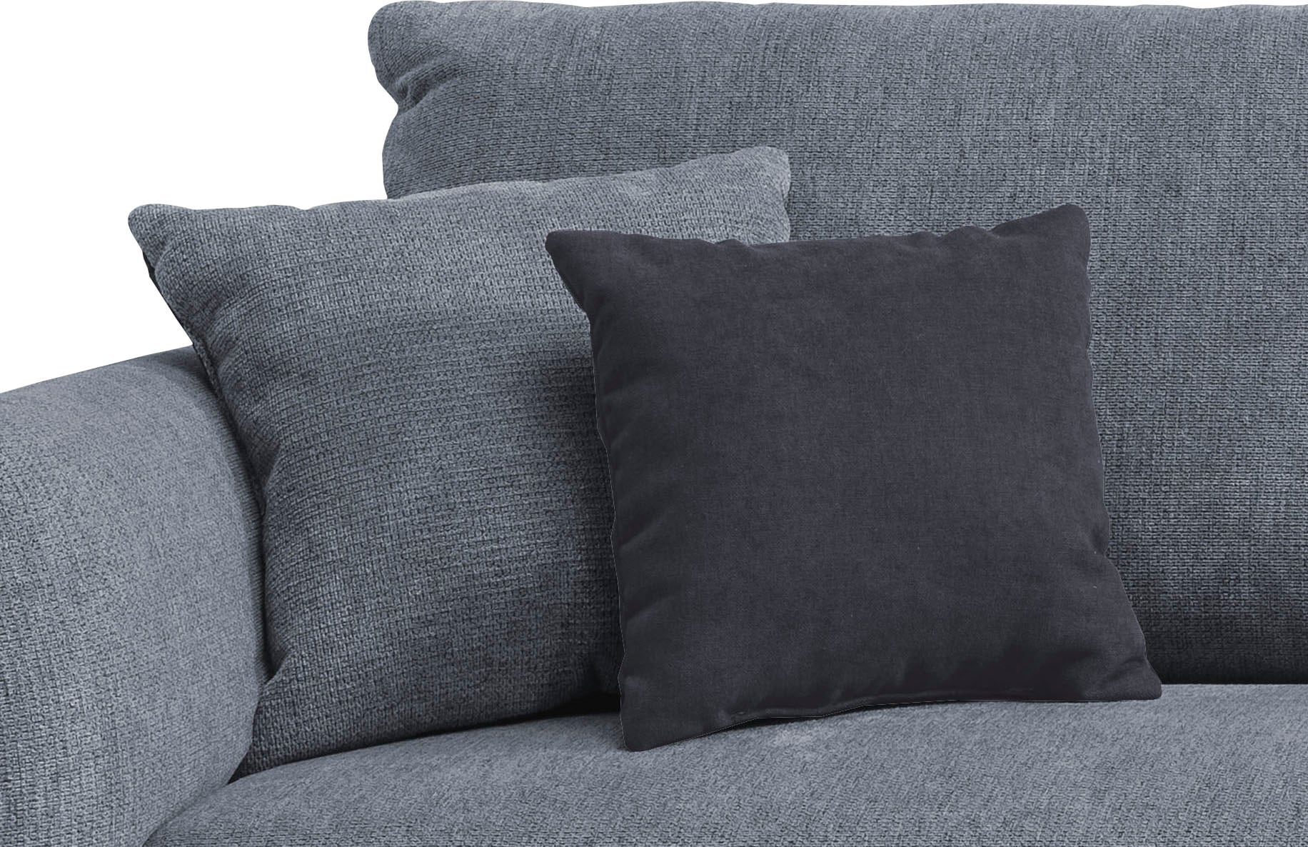 INOSIGN Ecksofa »Amarena L-Form«, inklusive Armlehnenverstellfunktion, 4x Zierkissen gratis