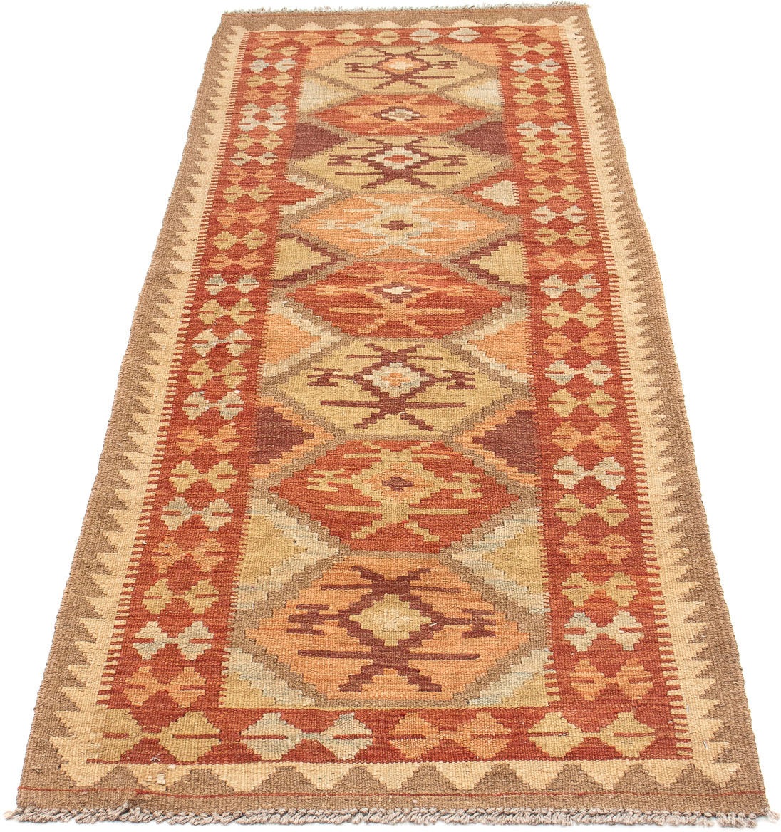 Image of morgenland Läufer »Kelim Maimene Durchgemustert 195 x 62 cm«, rechteckig, 0,5 mm Höhe, Wendeteppich bei Ackermann Versand Schweiz