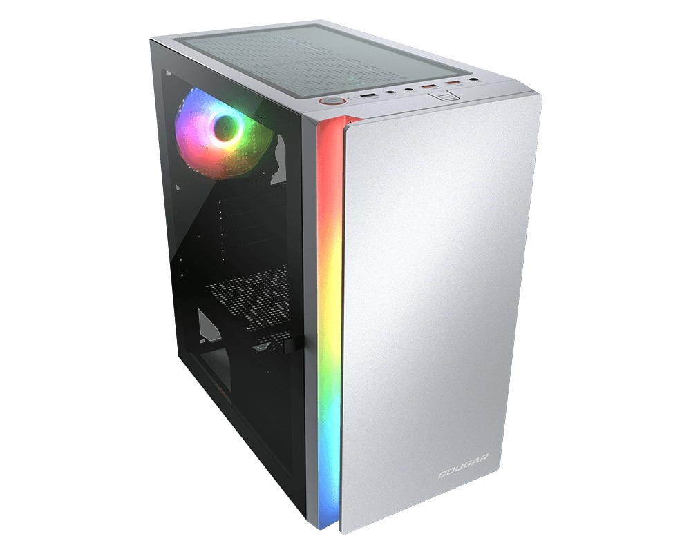 Cougar PC-Gehäuse »PURITY RGB, Mini Tower, Weiss«