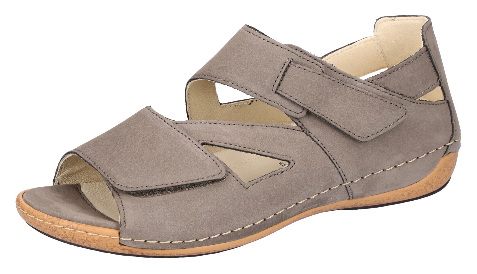 Image of Waldläufer Sandale "HELIETT", Keilsandalette, Sommerschuh, Komfortschuh, Klettverschlüsse, H-Weite