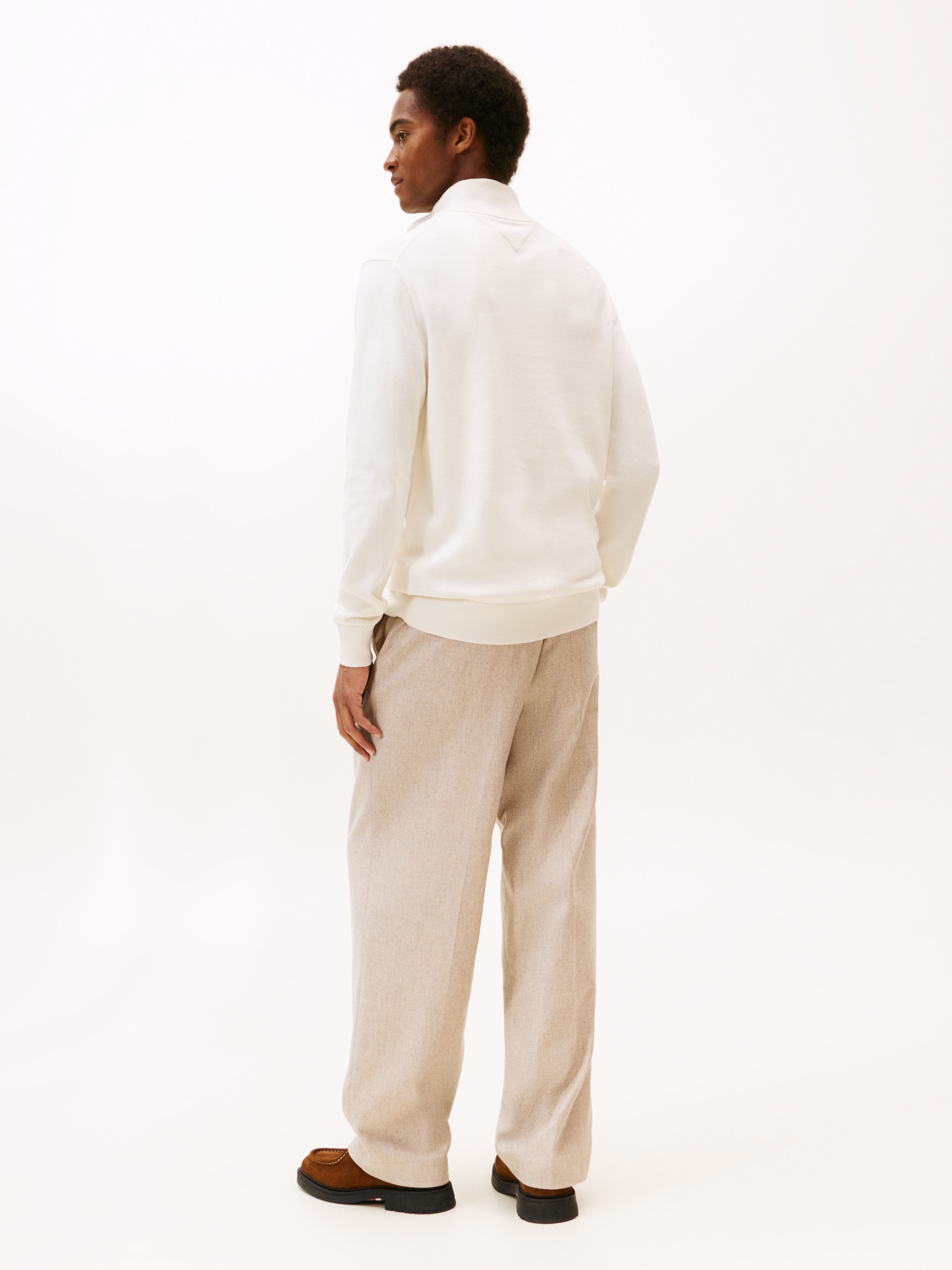 Tommy Hilfiger »ESSENTIAL COTTON ZIP MOCK«