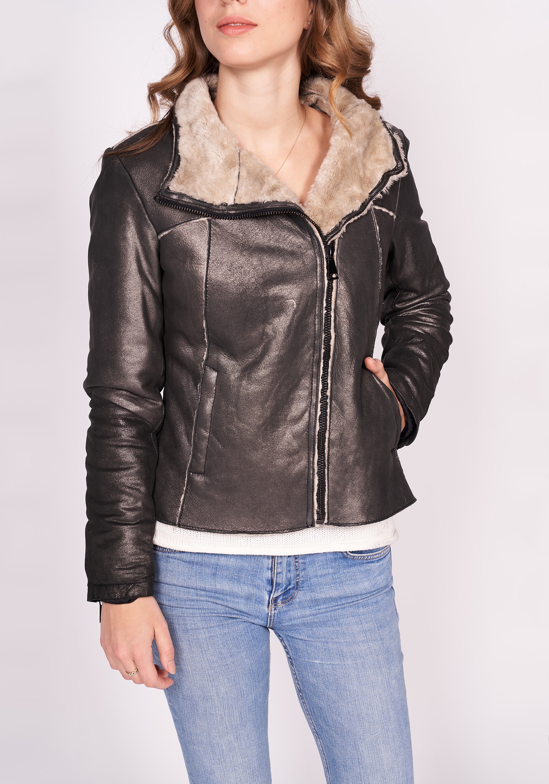 Image of Freaky Nation Lederjacke »Shine Star-FN« bei Ackermann Versand Schweiz