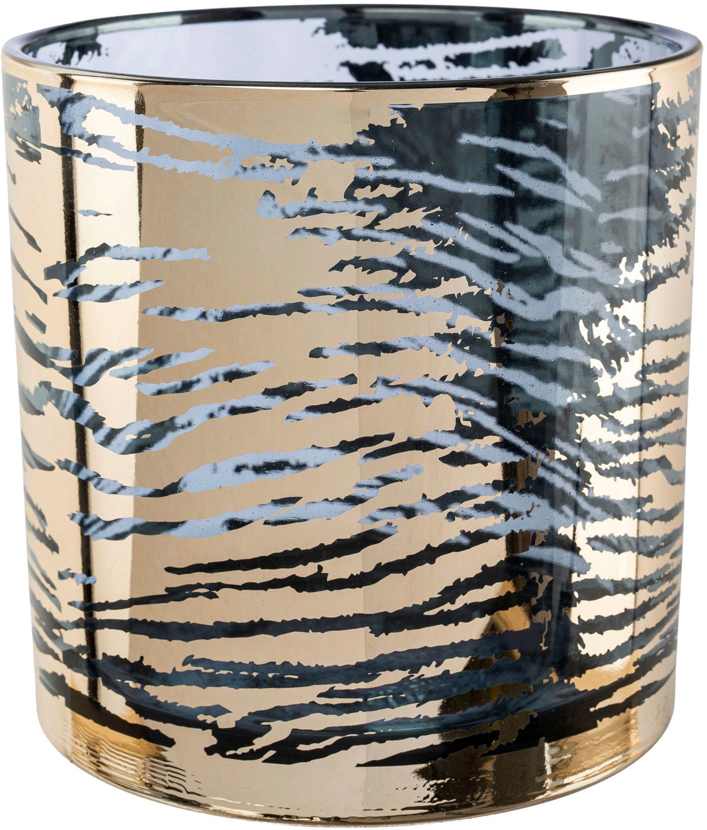 Creativ home Windlicht »Kerzenhalter LEOPARD«, (1 St.), Teelichthalter aus  Glas, Höhe ca. 15 cm bequem kaufen