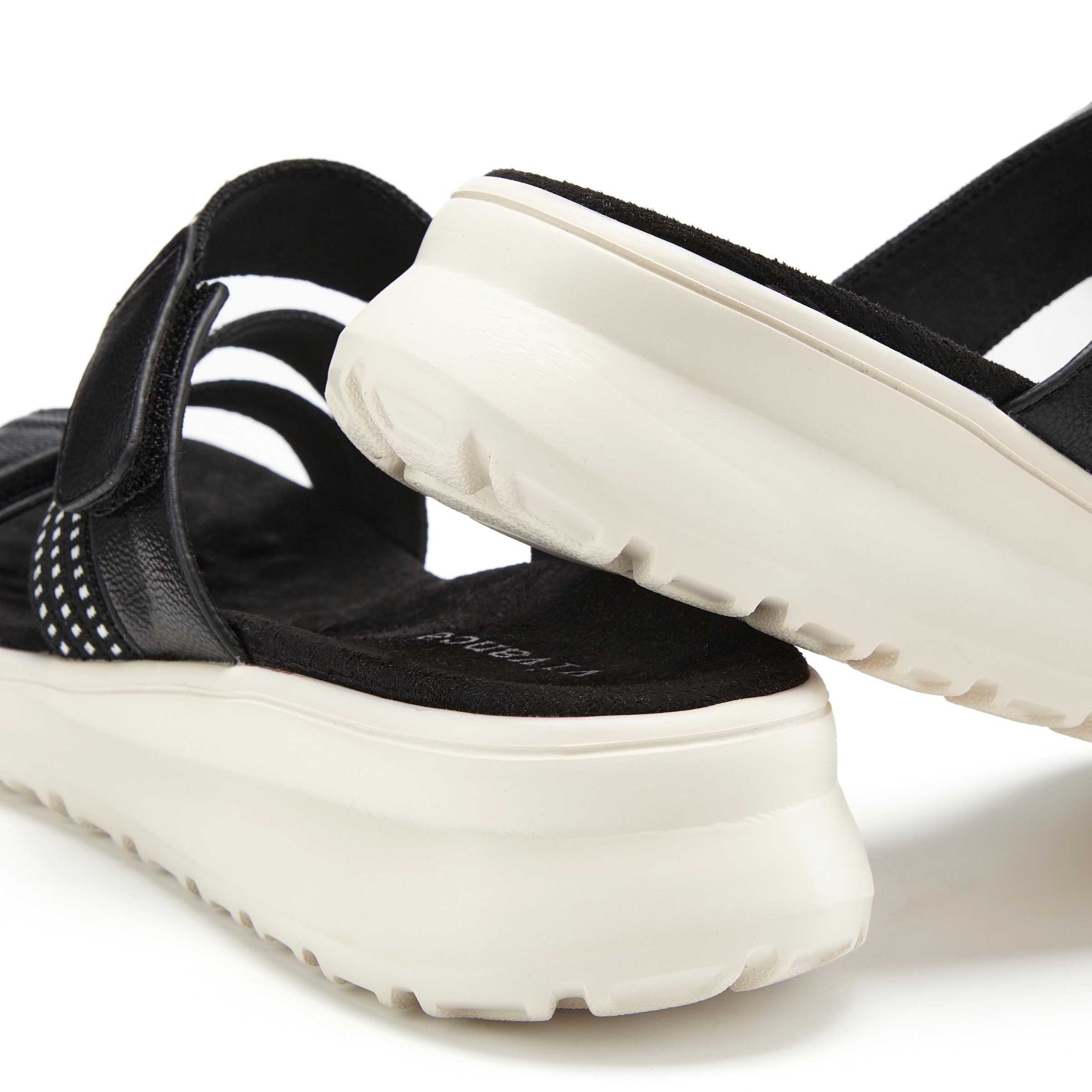 Vivance Pantolette »Sandale, offener Schuh, Sandalette, Sommerschuh,«  NEU mit dezentem Keilabsatz und Klettverschlüssen