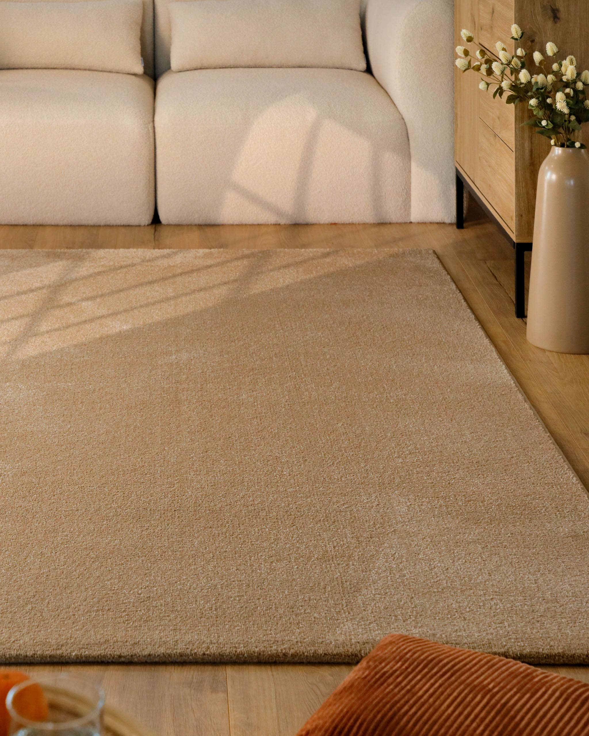 Esprit Teppich »Vegas -  ESPRIT Kollektion« rechteckig 15 mm Höhe Kurzflor, uni, gewebt, pflegeleicht, formstabil, für Fussbodenheizung