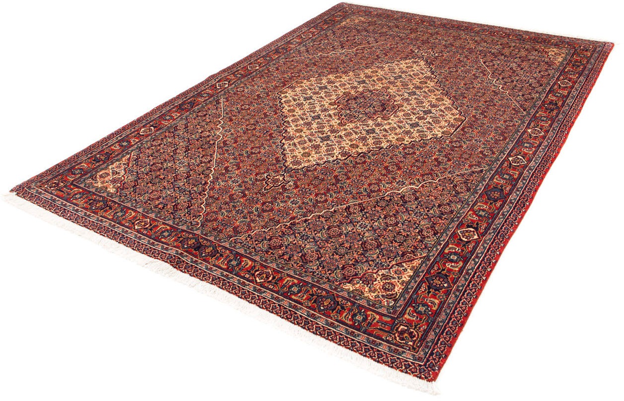 Image of morgenland Orientteppich »Perser - Nomadic - 232 x 160 cm - rot«, rechteckig, 10 mm Höhe, Wohnzimmer, Handgeknüpft, Einzelstück mit Zertifikat bei Ackermann Versand Schweiz