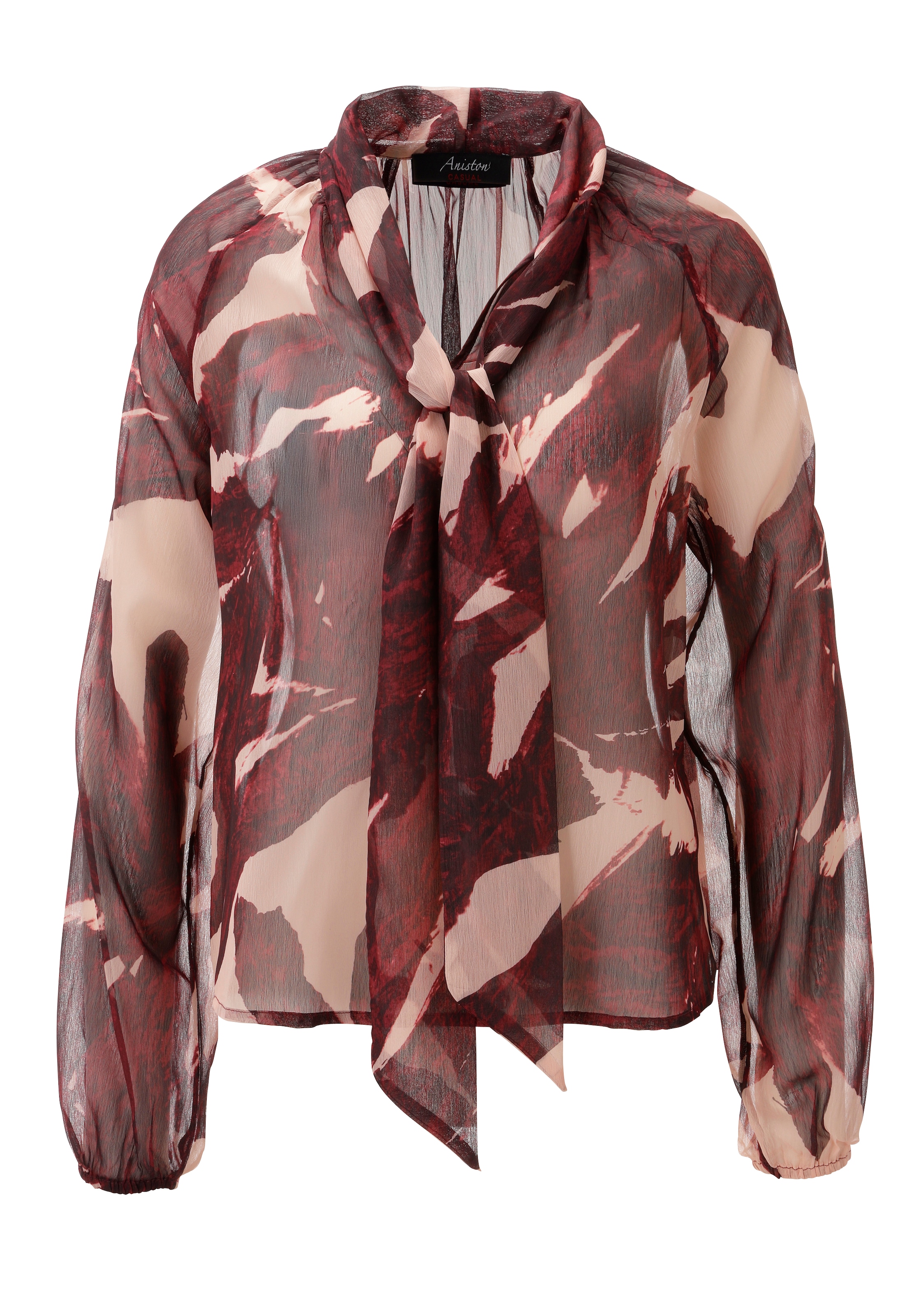 Aniston CASUAL Blouse à enfiler avec motif graphique tendance - NOUVELLE COLLECTION