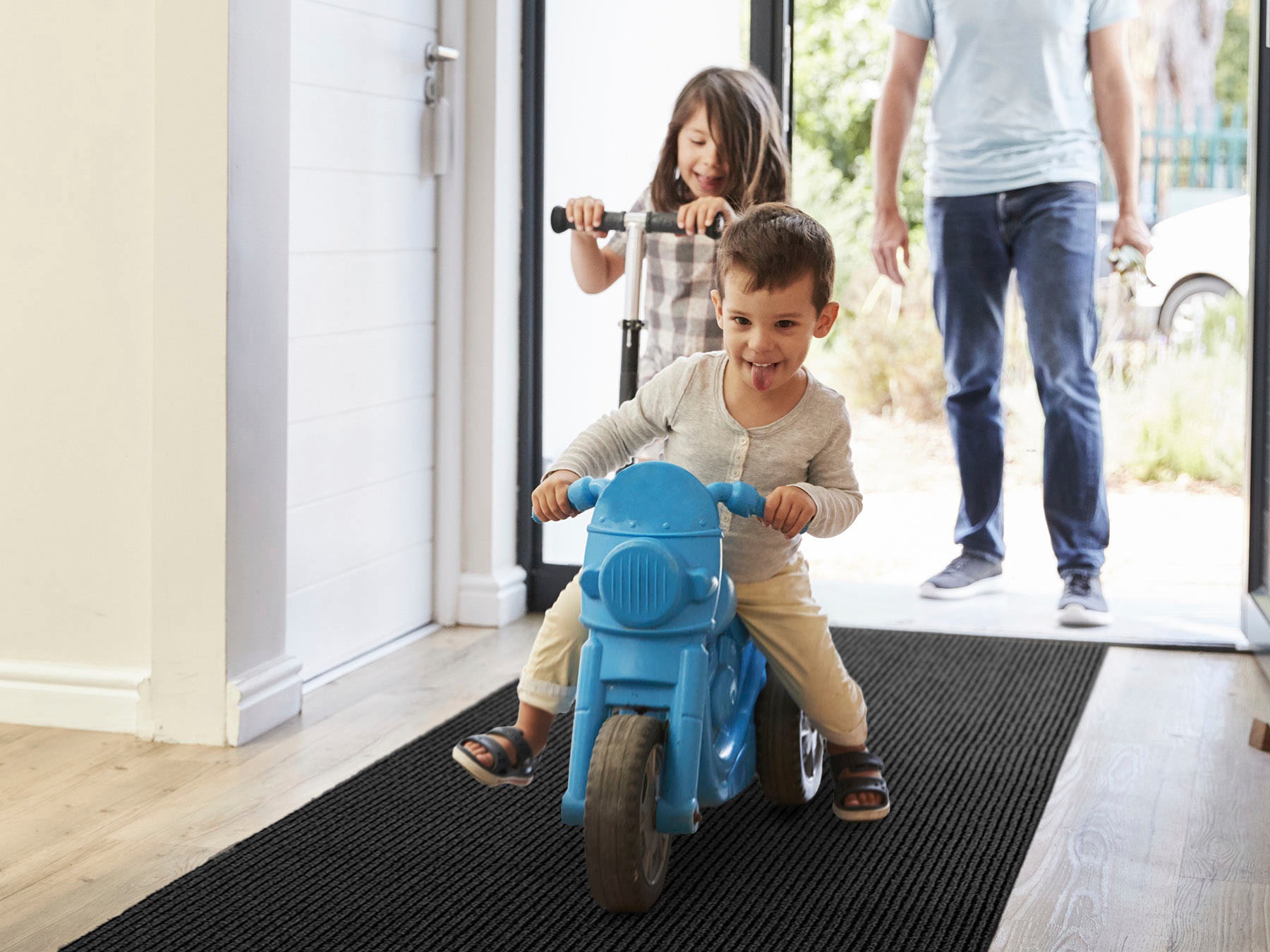 Image of Primaflor-Ideen in Textil Läufer »GIN«, rechteckig, 6 mm Höhe, Schmutzfangläufer, Schmutzfangteppich, Schmutzmatte, rutschhemmend, waschbar, ideal in Diele & Flur bei Ackermann Versand Schweiz