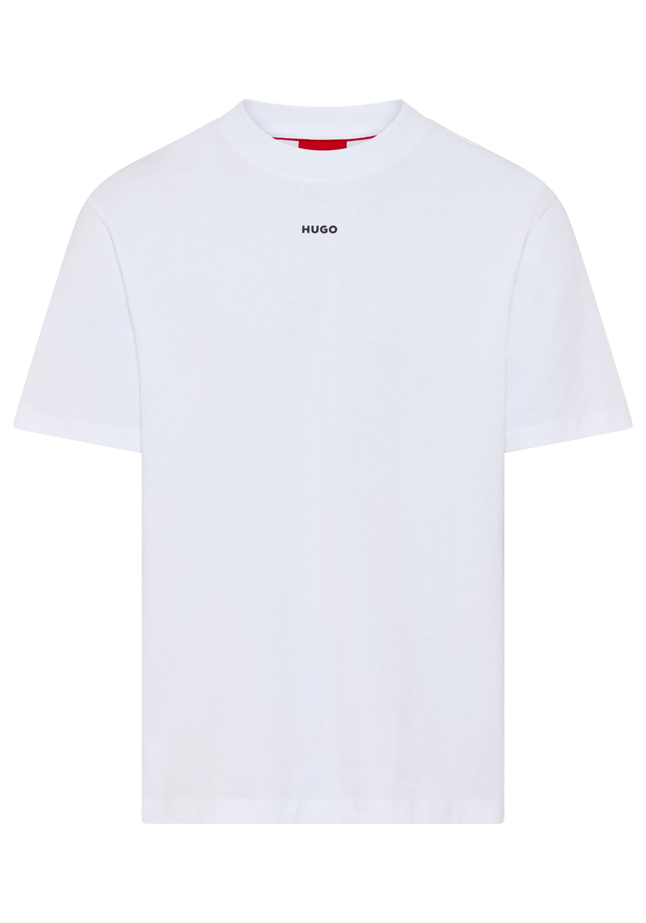 HUGO T-Shirt Rundhalsausschnitt, Relaxed Fit, Logo-Print