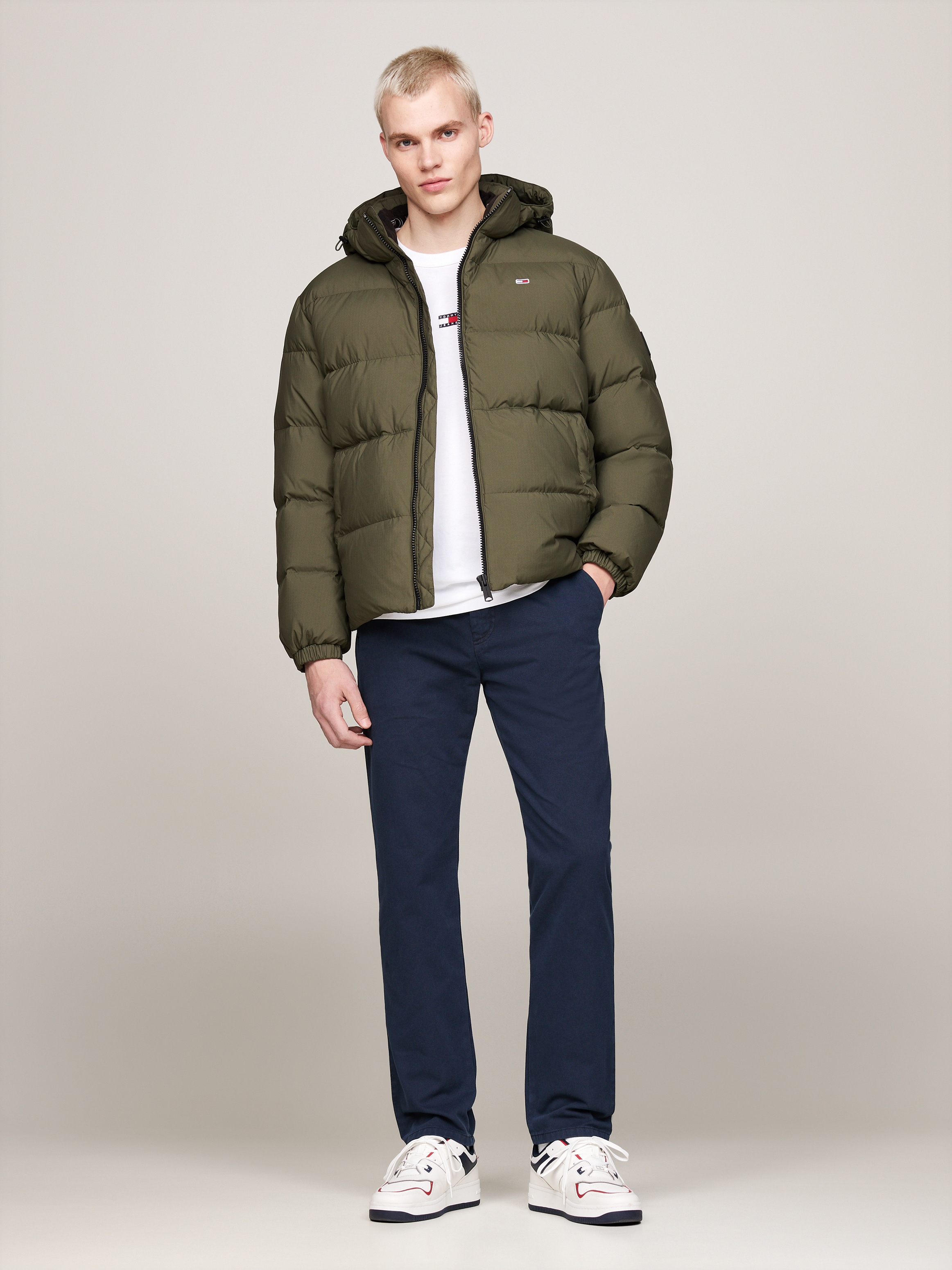 Tommy Jeans Plus Steppjacke »TJM ESSENTIAL DOWN JACKET EXT«, mit Kapuze, Grosse Grössen