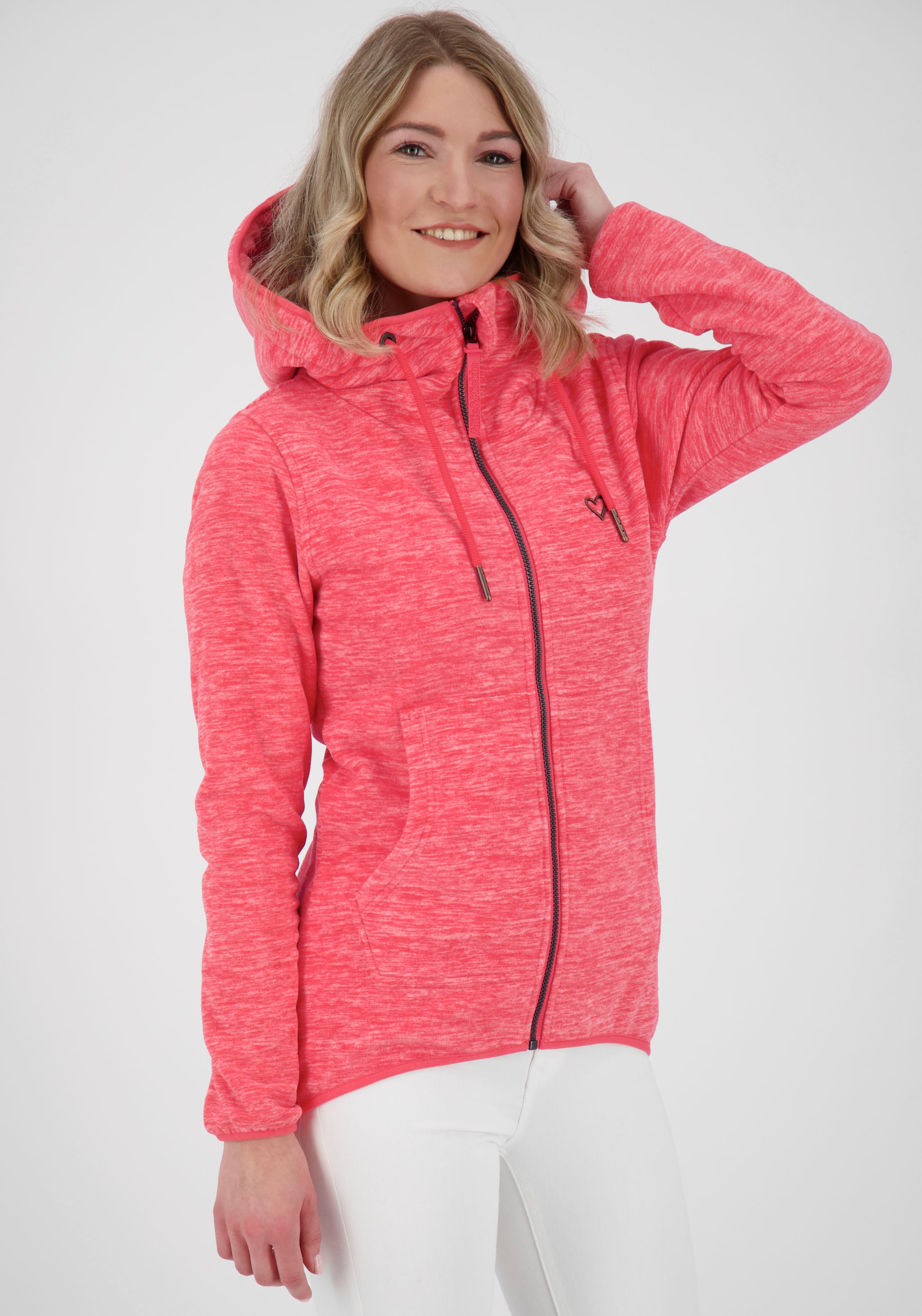 Alife & Kickin Sweatshirt »YanaAK«, kuschelweiche Polarfleece-Jacke mit Kapuze in... kaufen