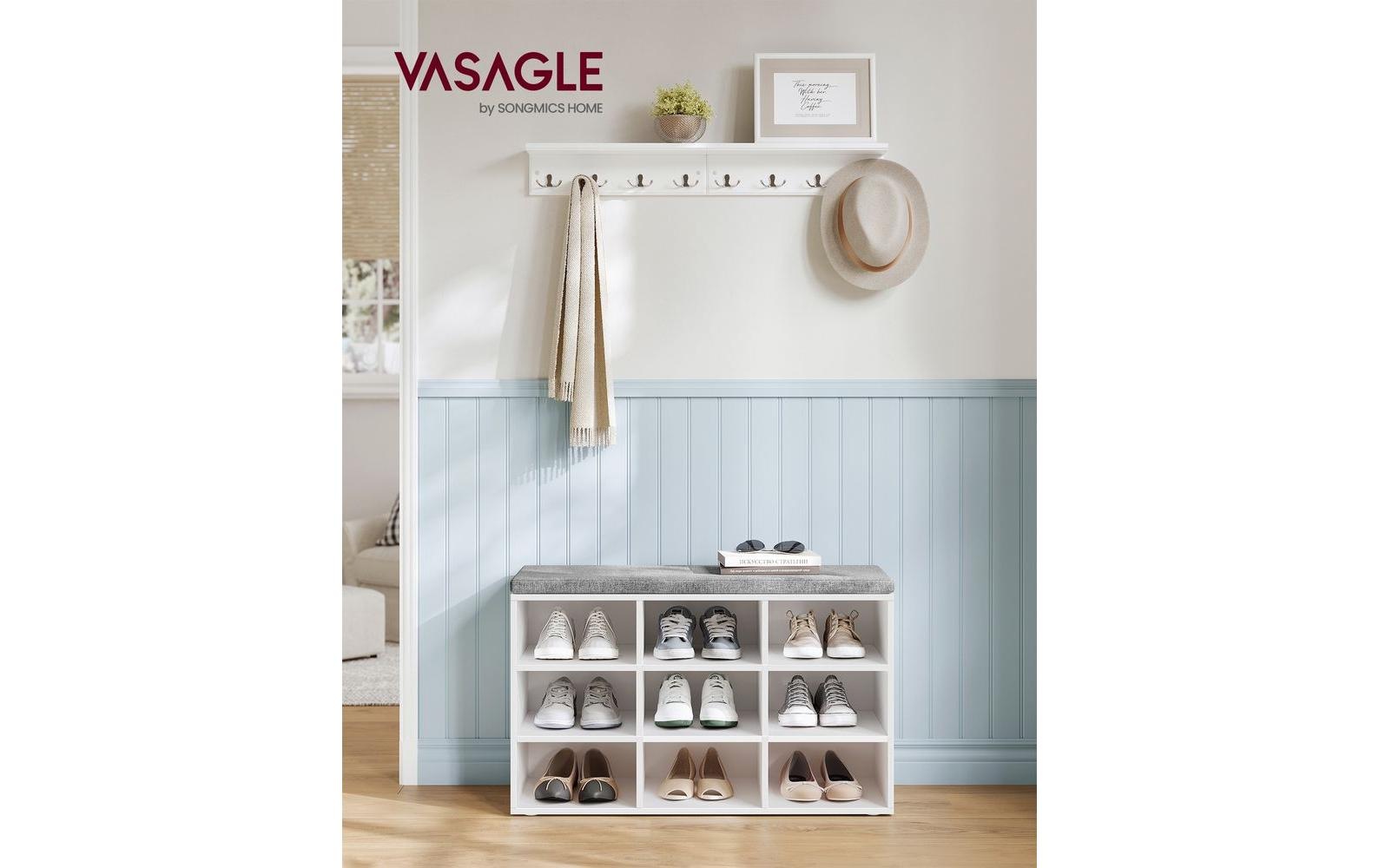 VASAGLE Schuhschrank »mit Polster 78.5 x 48 cm«