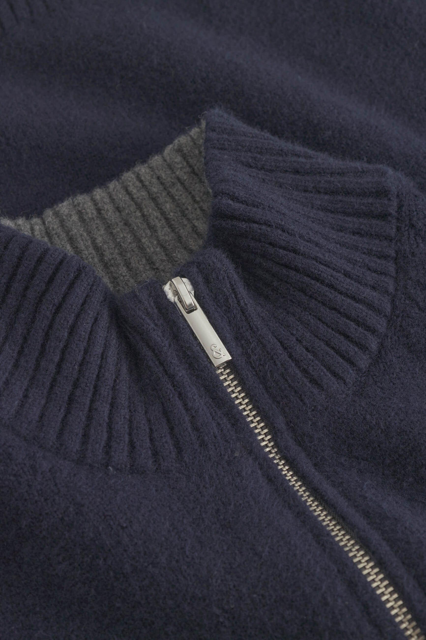 colours & sons Strickpullover »colours & sons Pullover Mock-Zip«