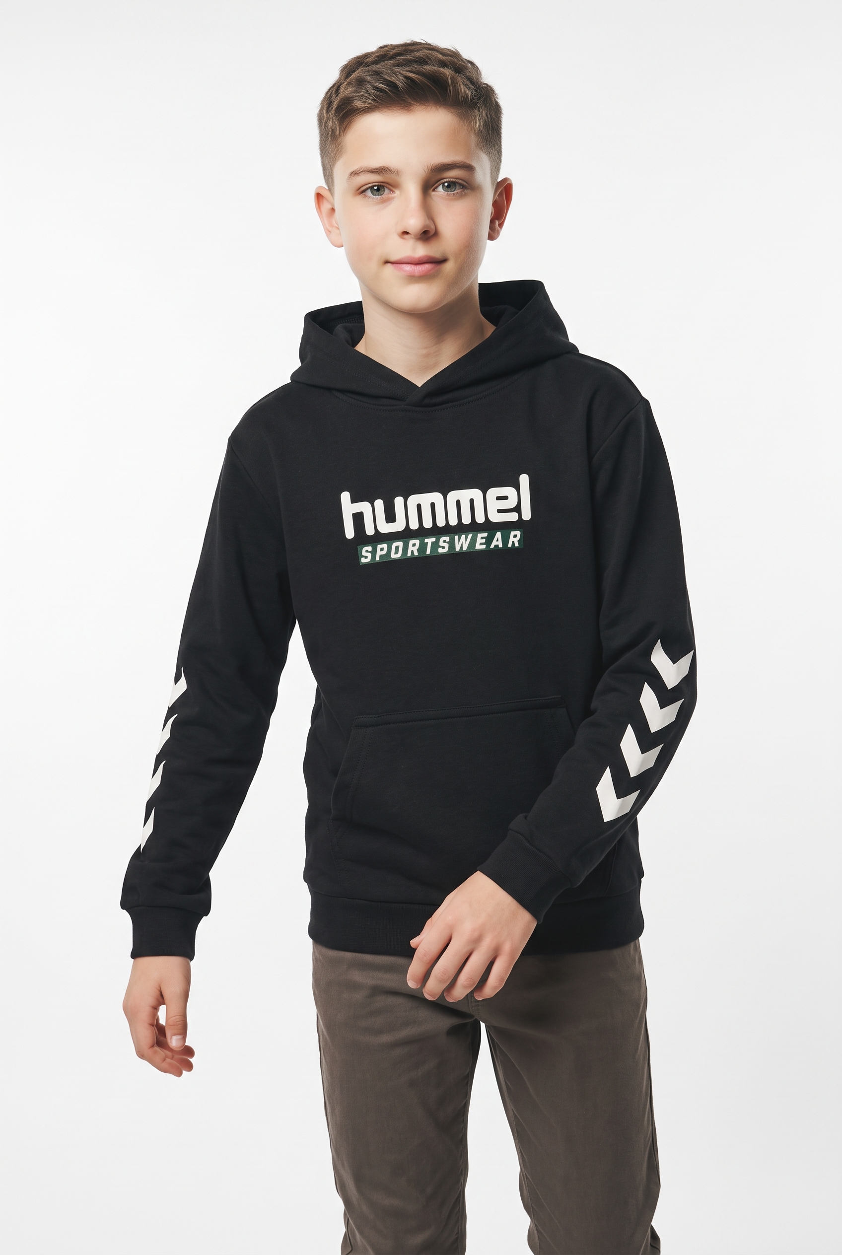 Image of hummel Kapuzensweatshirt, mit Kängurutasche, im sportlichen Stil